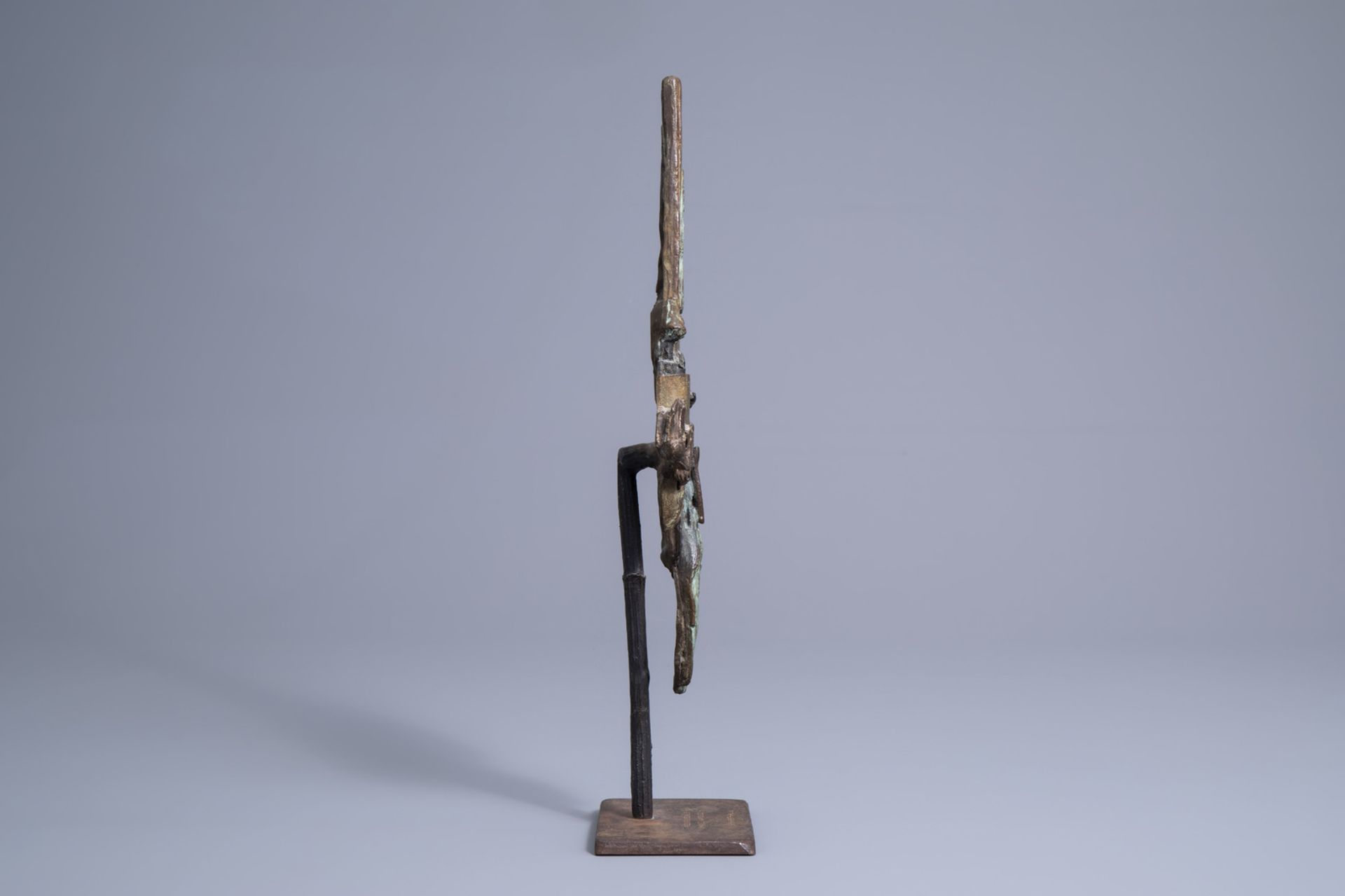 Patrick Chappert-Gaujal (1959): Untitled, polychrome patinated bronze, dated 2001 - Image 3 of 8