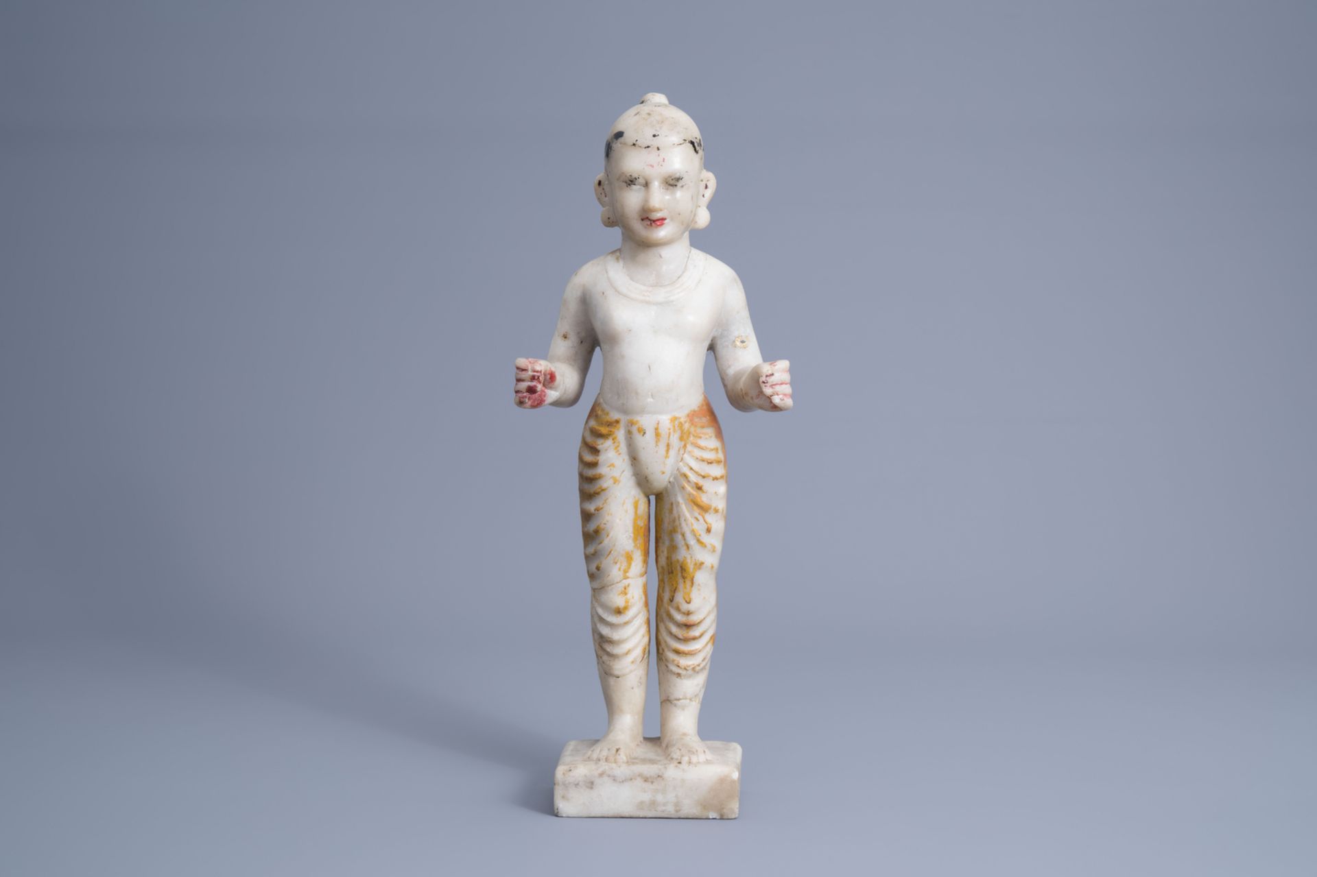 A Jain marble figure of Tirthankara, 19th C.