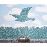 RenŽ Magritte (1898-1967, after): 'Le printemps', lithograph in colours, ed. 195/300, dated 2003