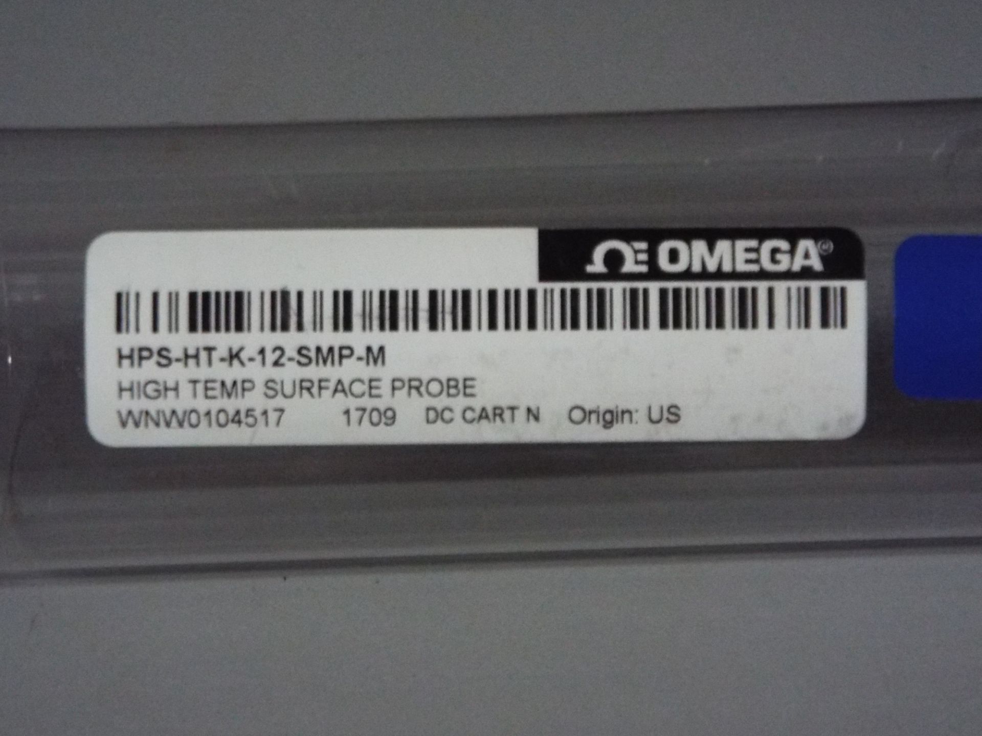 OMEGA HPS-HT-K-12-SMP-M HIGH TEMPERATURE SURFACE PROBE WITH 1100 DEG. CELSIUS MAX. RATING - Image 2 of 2