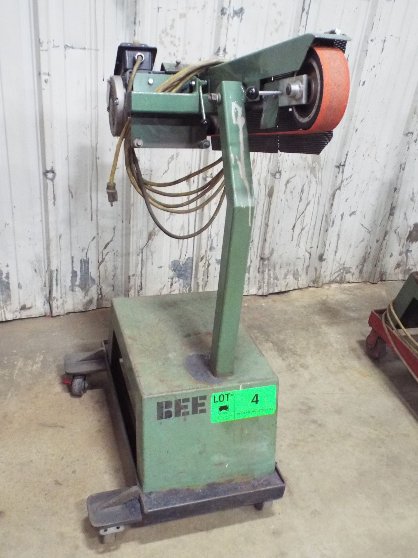 BEE 2" PORTABLE ELECTRIC BELT SANDER, S/N: N/A