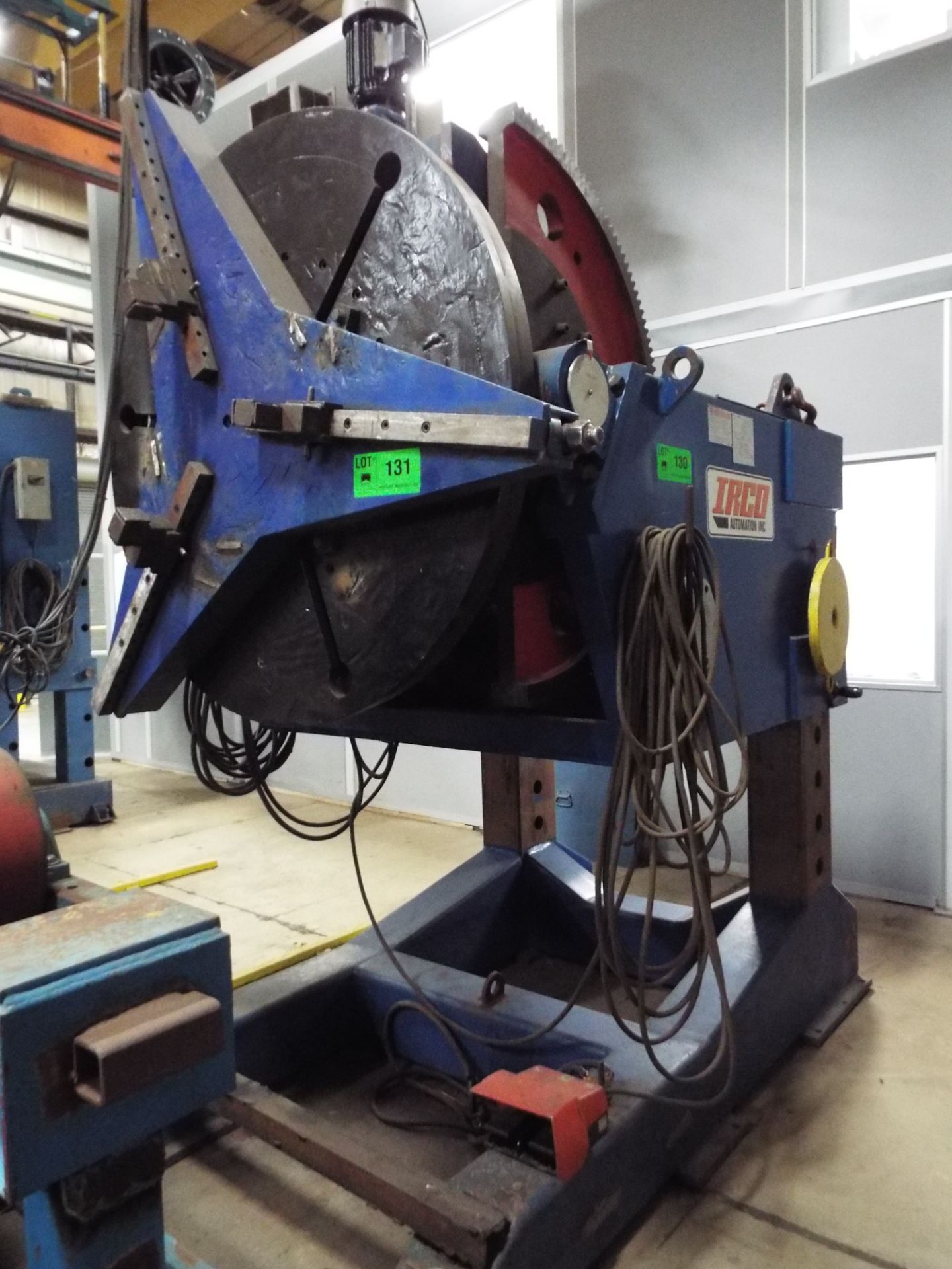 IRCO (2008) SHB40 TILT & ROTATE WELDING POSITIONER WITH 4000 KG MAX. LOADING WEIGHT, 55" DIA.