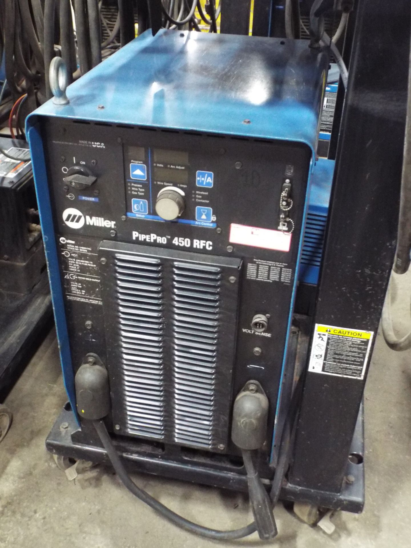 MILLER PIPEPRO 450 RFC DIGITAL MIG WELDER WITH MILLER PIPEPRO DX DIGITAL TWIN REEL WIRE FEEDER, - Image 3 of 3