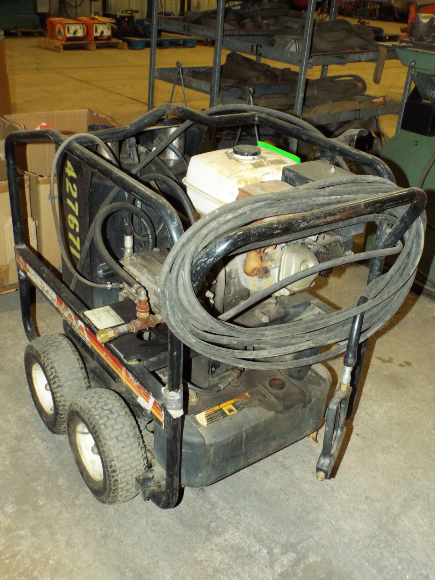 MI-T-M PORTABLE GAS ENGINE HOT WATER PRESSURE WASHER WITH 3500 PSI, S/N: N/A - Image 2 of 3