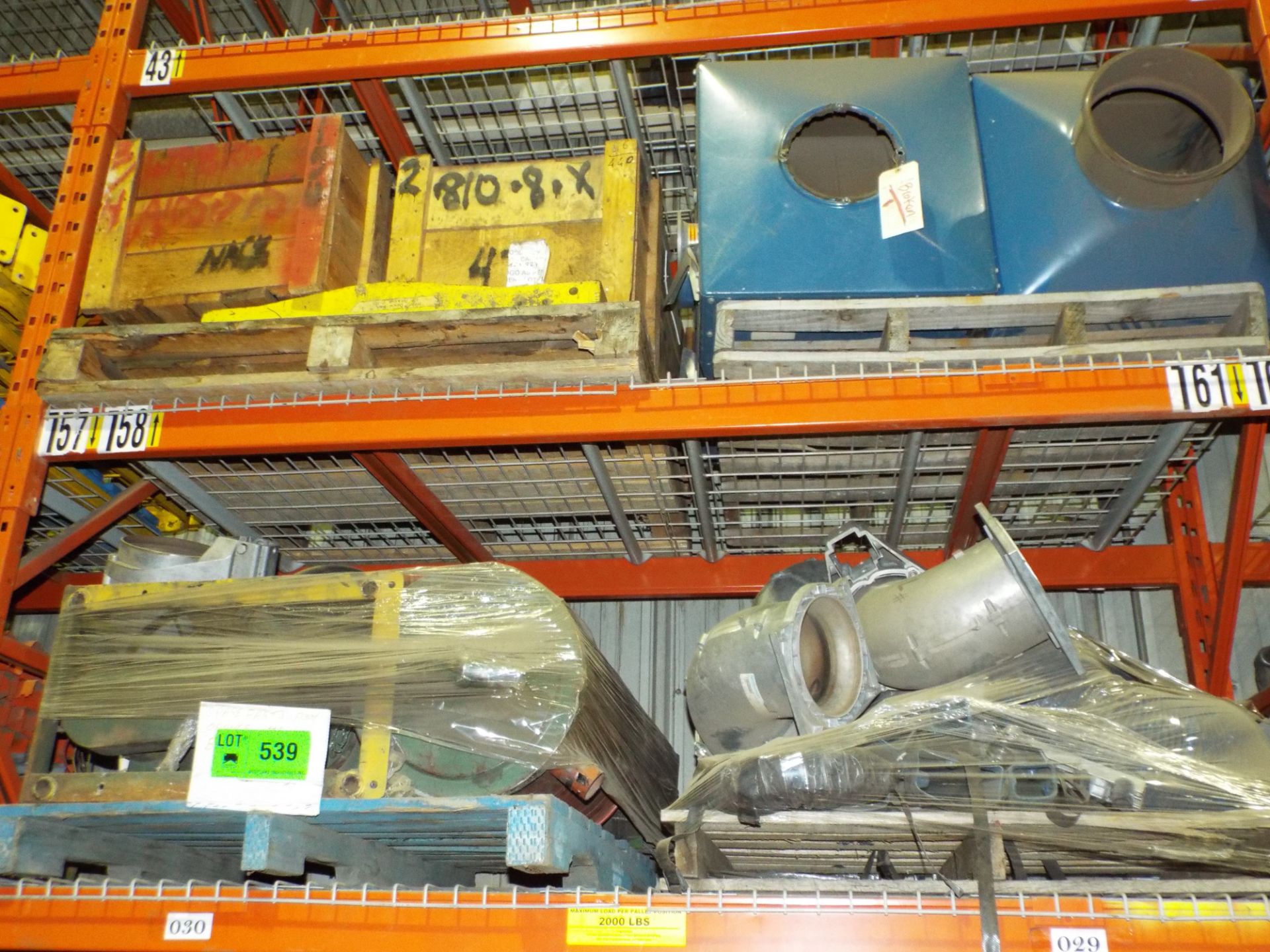 LOT/ CONTENTS OF RACK INCLUDING NEDERMAN PARTS - Image 2 of 3