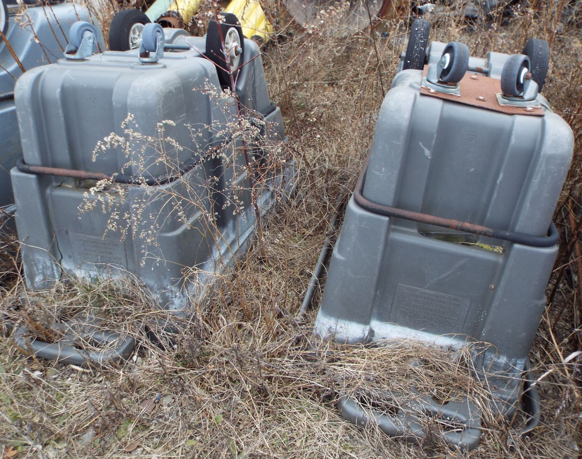 LOT/ (5) ROLLING WASTE HOPPERS - Image 3 of 3