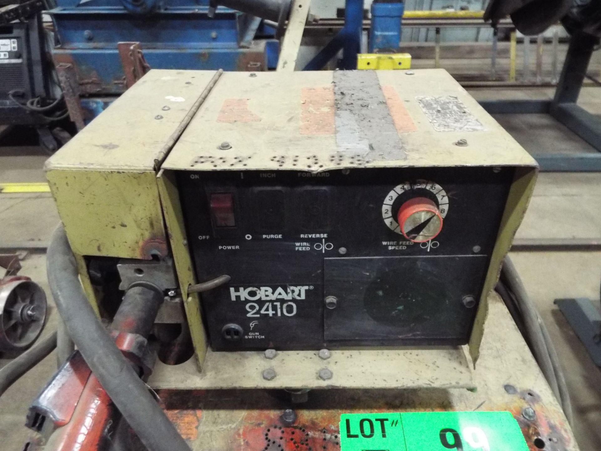 HOBART MEGA-MIG 450 BVS MIG WELDER WITH HOBART 2410 WIRE FEEDER, S/N: N/A - Image 2 of 2