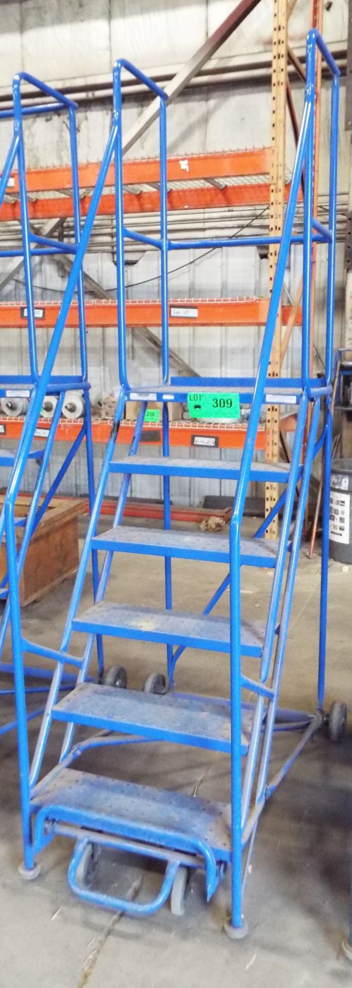 55" ROLLING SHOP LADDER