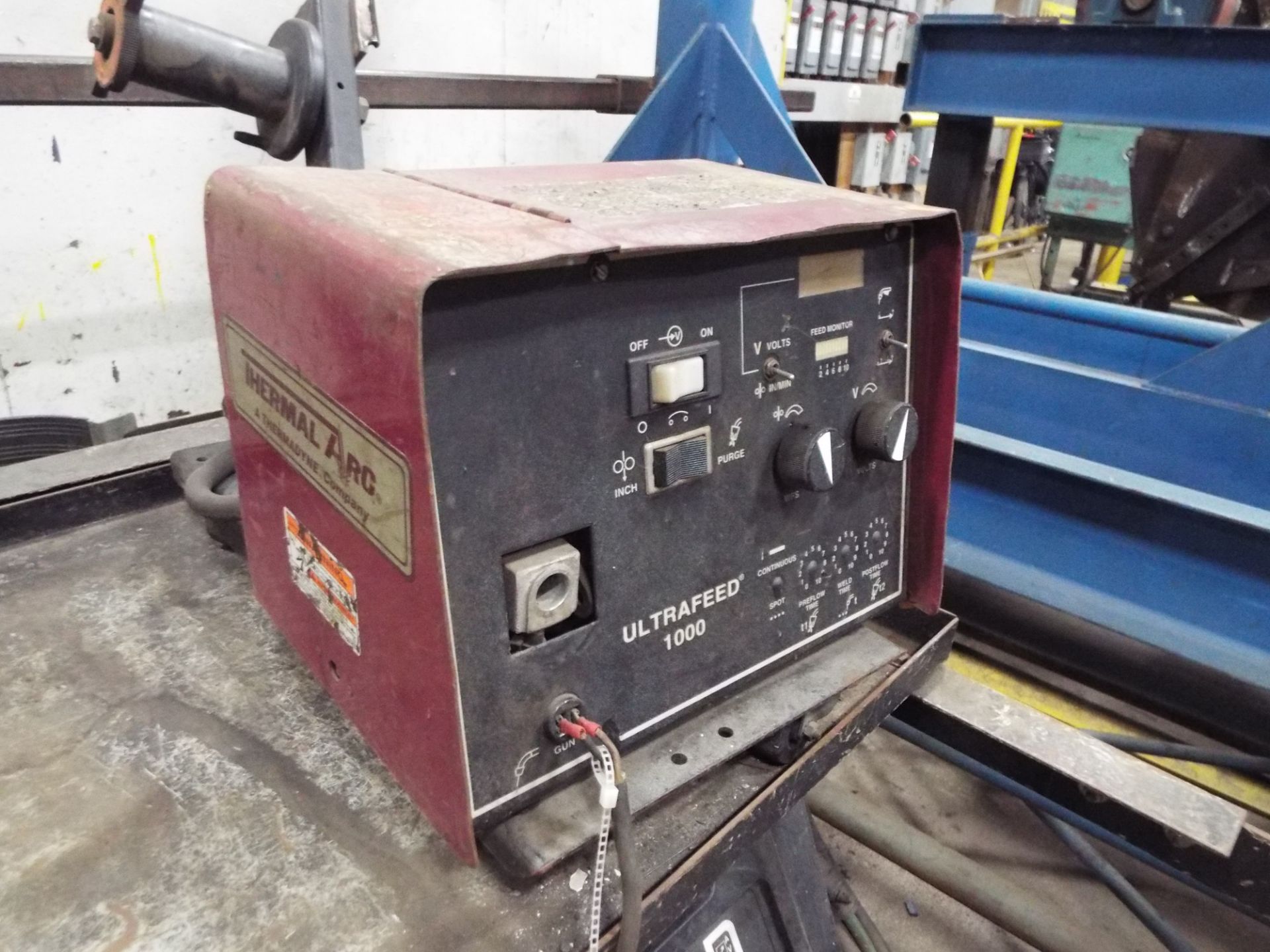 HOBART ULTRAFLEX 350 DIGITAL MIG WELDER WITH THERMAL ARC ULTRAFEED 1000 DIGITAL WIRE FEEDER, S/N: - Image 2 of 3