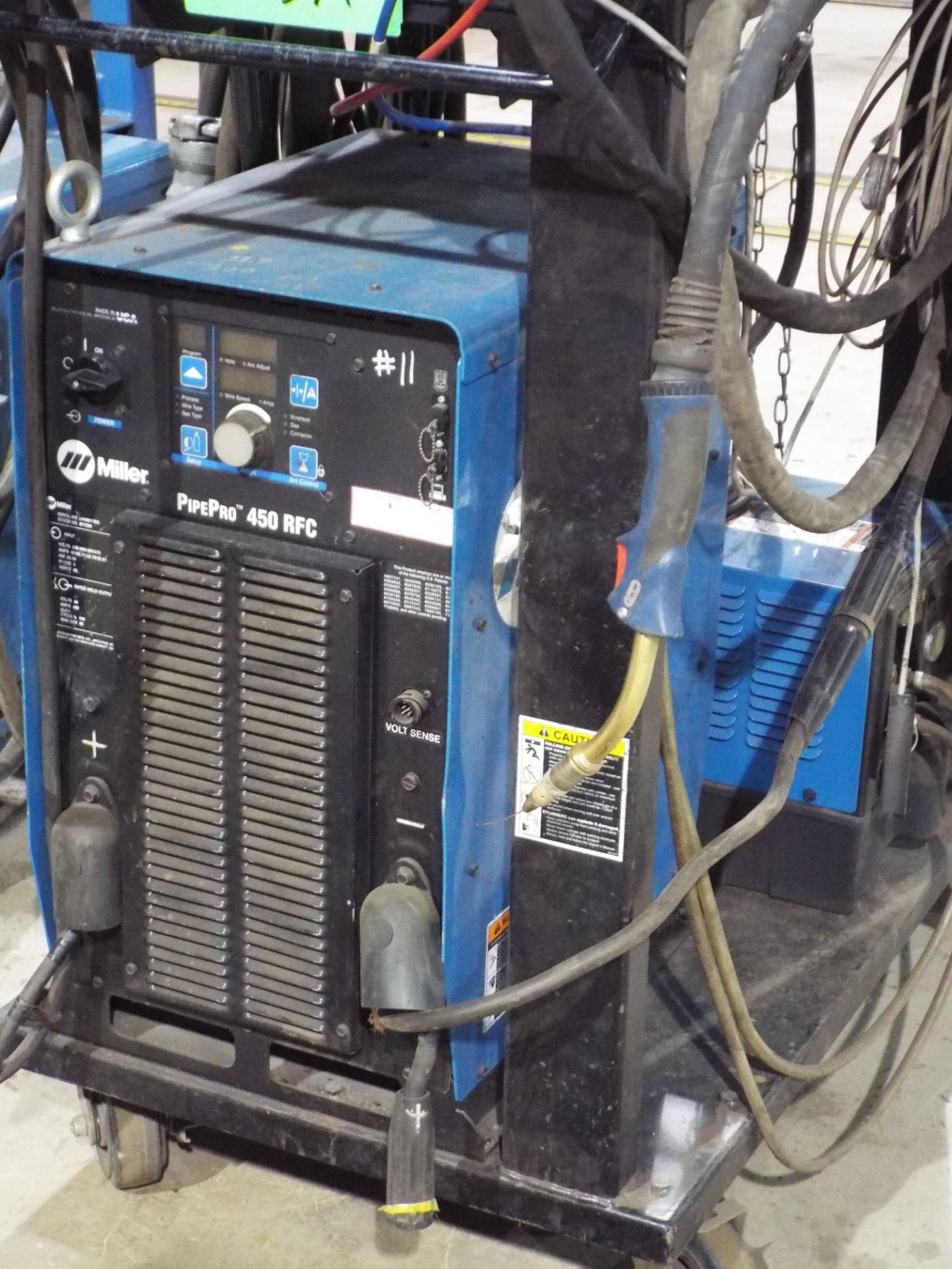 MILLER PIPEPRO 450 RFC DIGITAL MIG WELDER WITH MILLER PIPEPRO DX DIGITAL TWIN REEL WIRE FEEDER, - Image 3 of 3