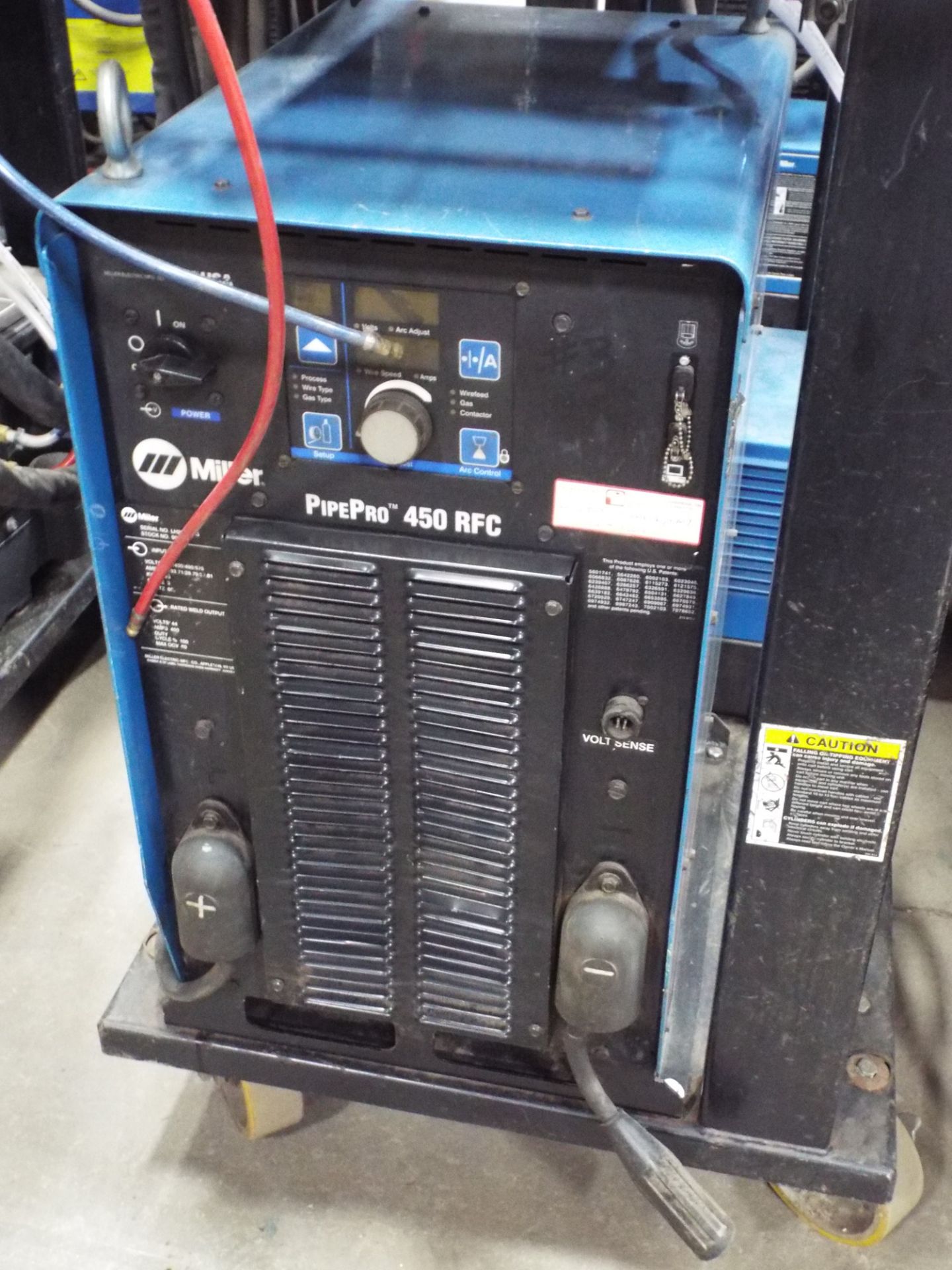 MILLER PIPEPRO 450 RFC DIGITAL MIG WELDER WITH MILLER PIPEPRO DX DIGITAL TWIN REEL WIRE FEEDER, - Image 3 of 3