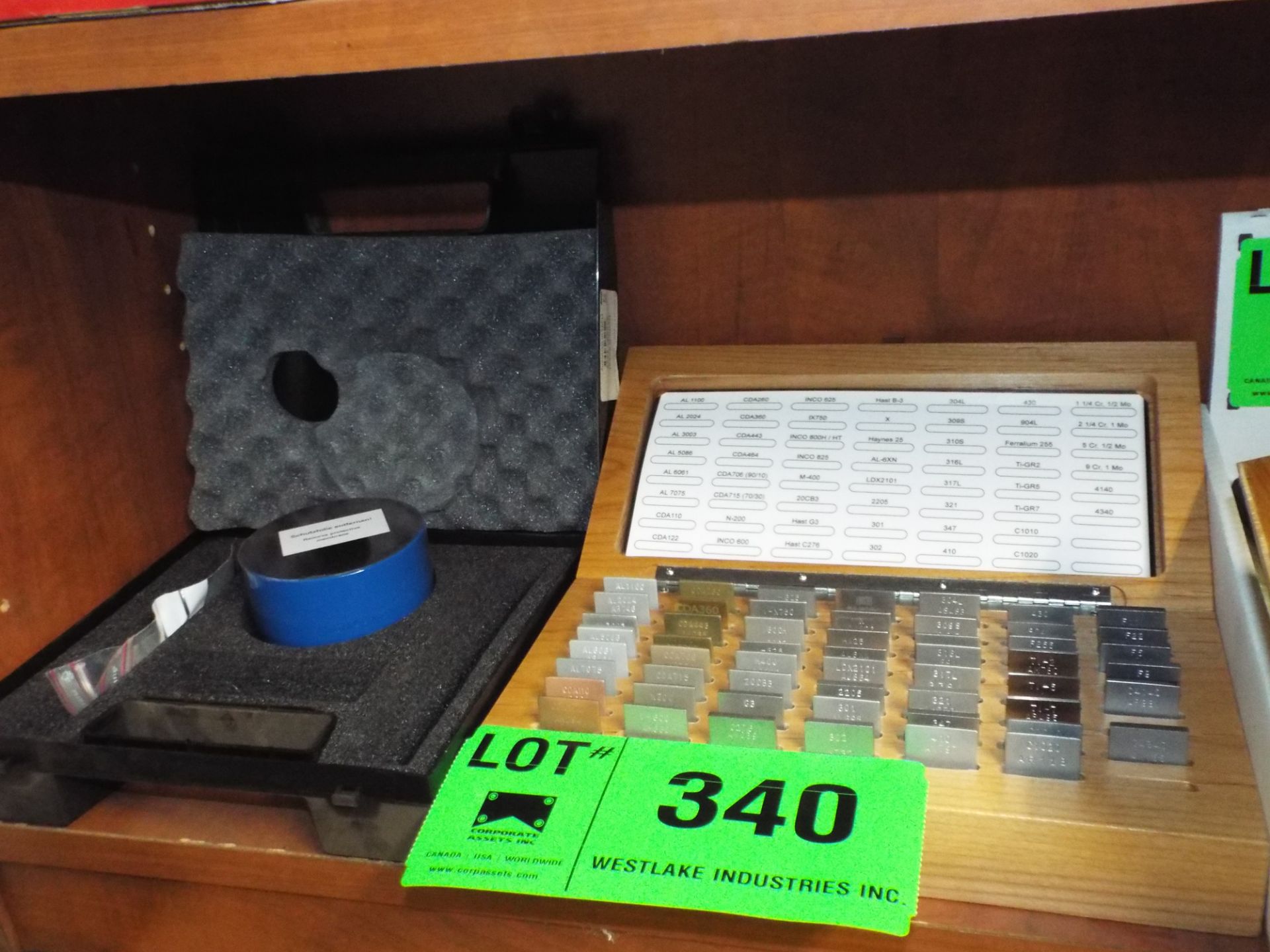 LOT/ METAL REFERENCE SET & HARDNESS STANDARD