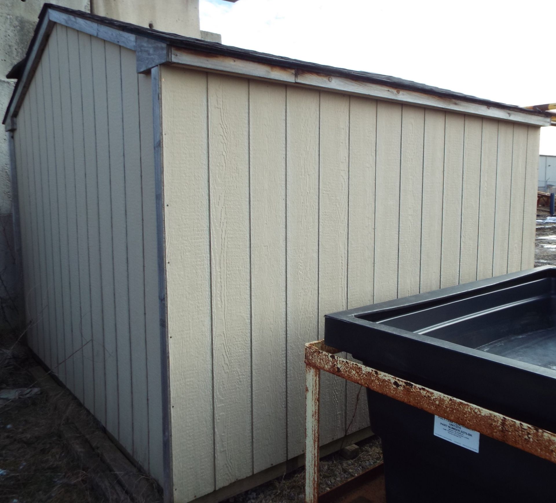 121"X118"X99"H WOODEN STORAGE SHED (CI) (DELAYED DELIVERY) - Image 3 of 3