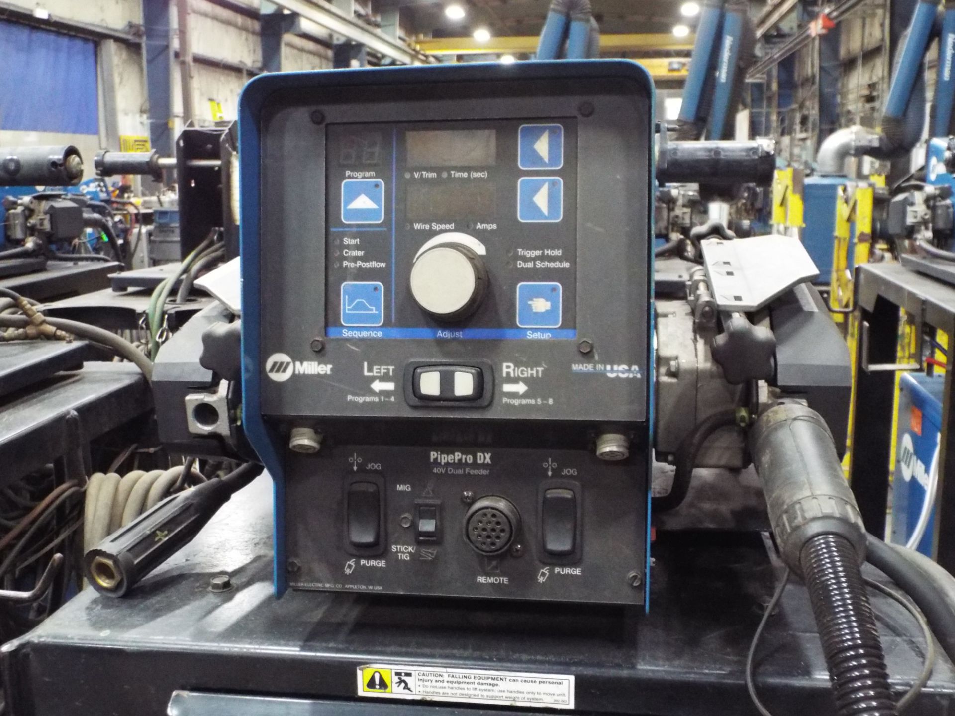 MILLER PIPEPRO 450 RFC DIGITAL MIG WELDER WITH MILLER PIPEPRO DX DIGITAL TWIN REEL WIRE FEEDER, - Image 2 of 3