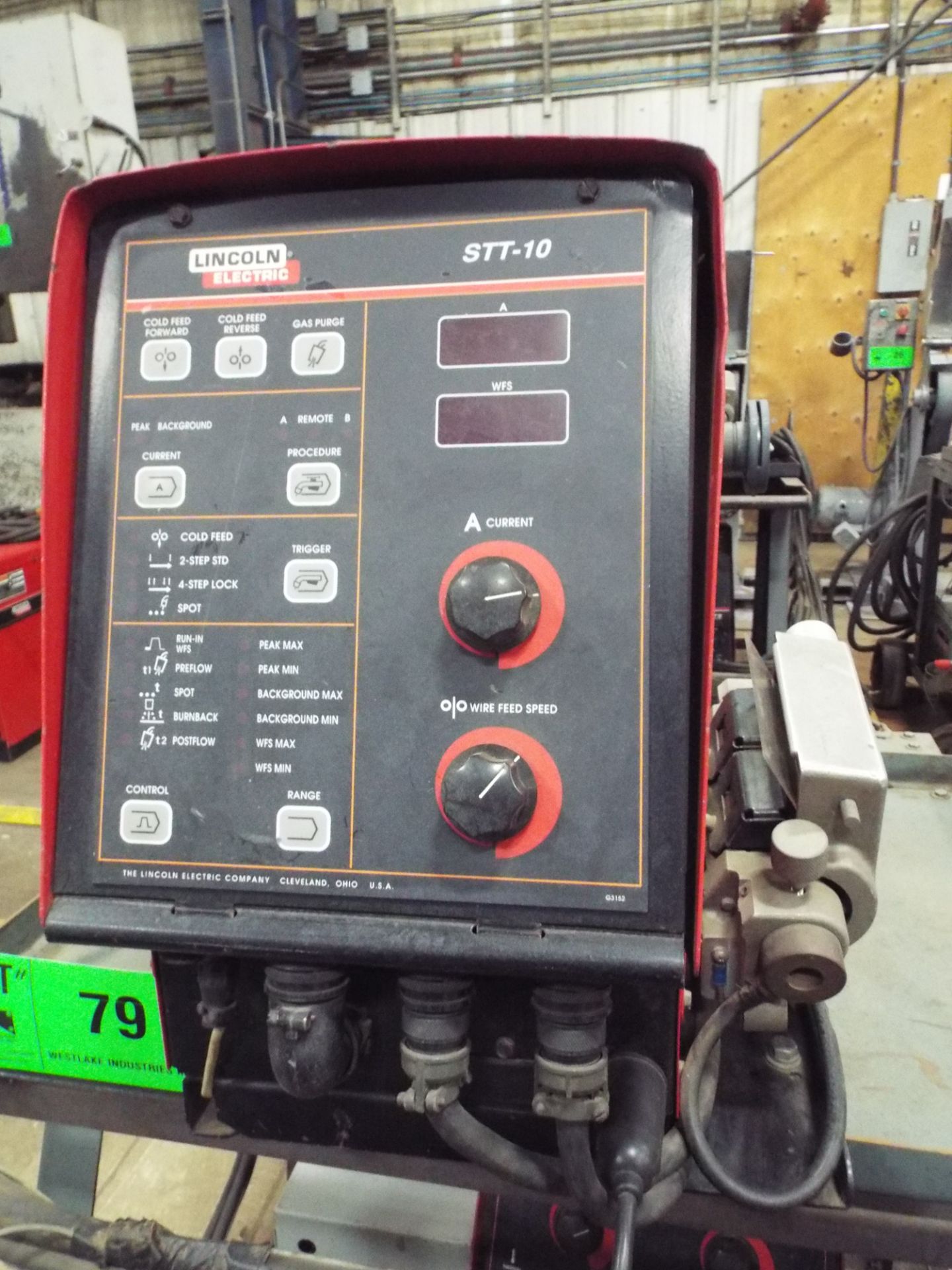 LINCOLN INVERTEC STT II DIGITAL MIG WELDER WITH LINCOLN STT-10 DIGITAL WIRE FEEDER, S/N: N/A - Image 2 of 3