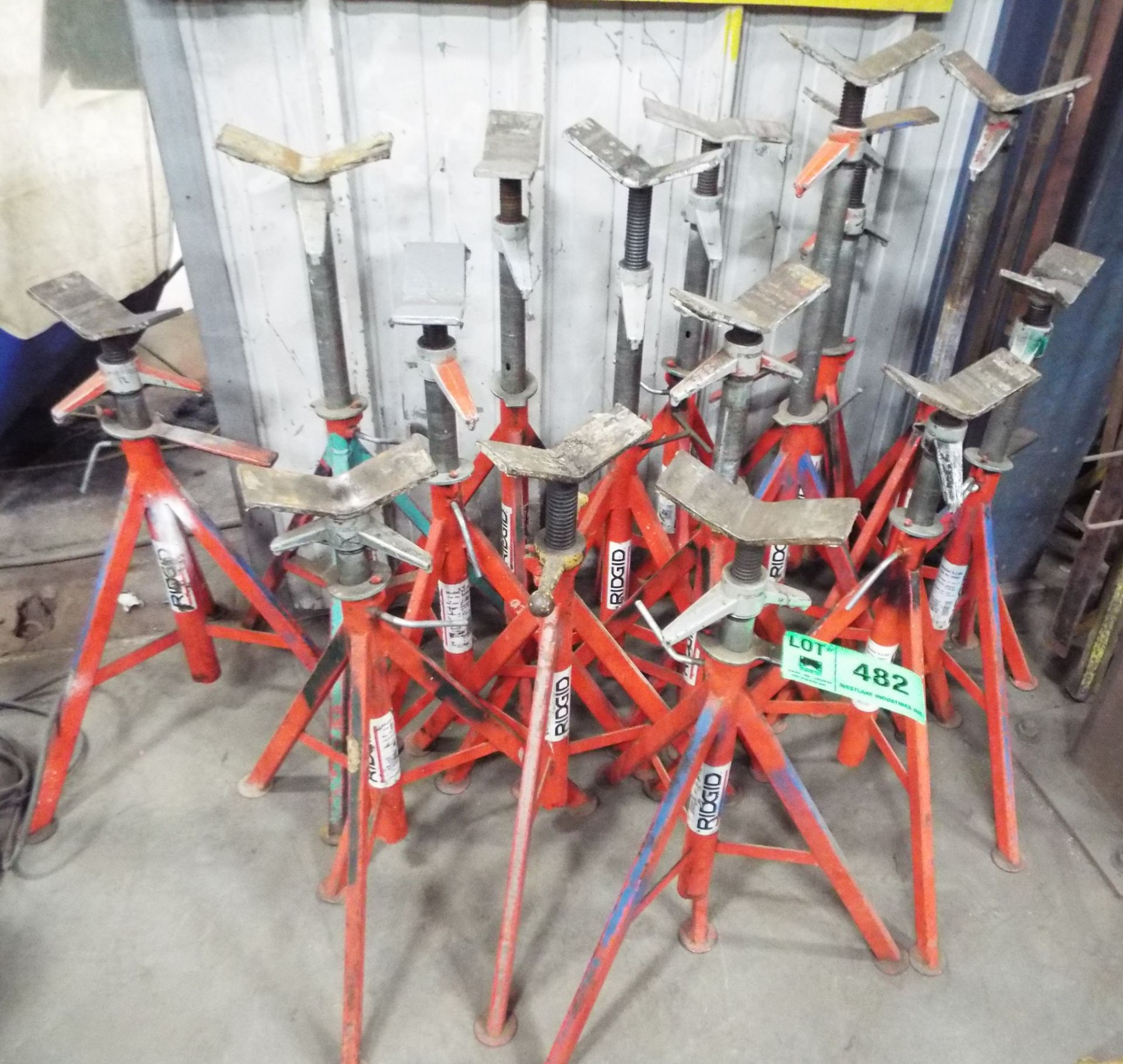 LOT/ RIDGID PIPE/MATERIAL STANDS