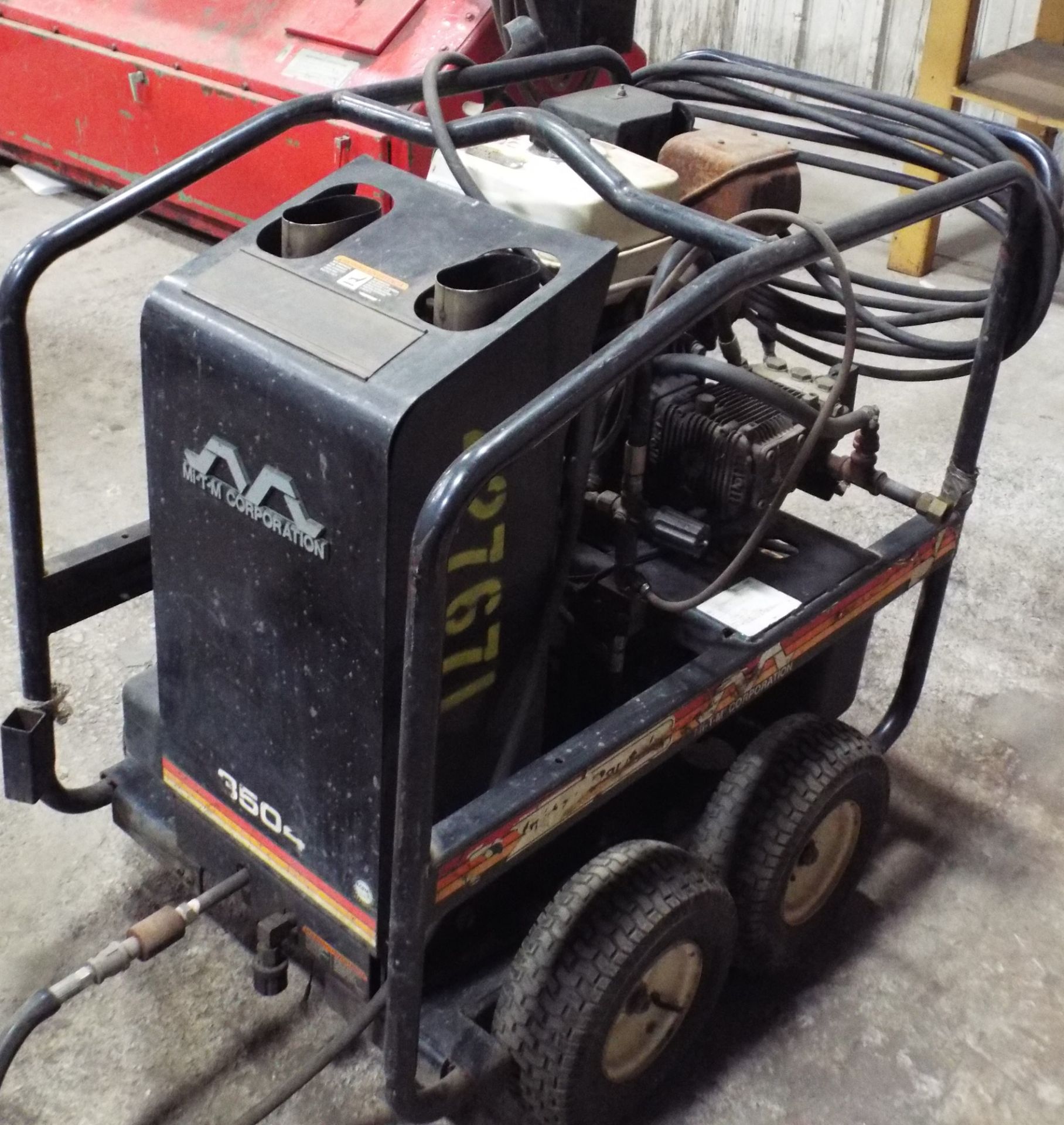 MI-T-M PORTABLE GAS ENGINE HOT WATER PRESSURE WASHER WITH 3500 PSI, S/N: N/A - Image 3 of 3