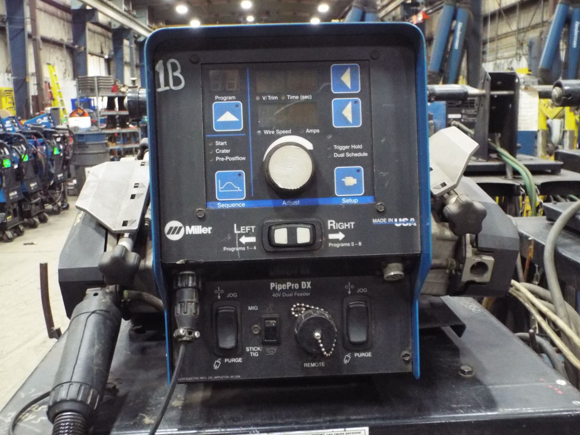 MILLER PIPEPRO 450 RFC DIGITAL MIG WELDER WITH MILLER PIPEPRO DX DIGITAL TWIN REEL WIRE FEEDER, - Image 2 of 3