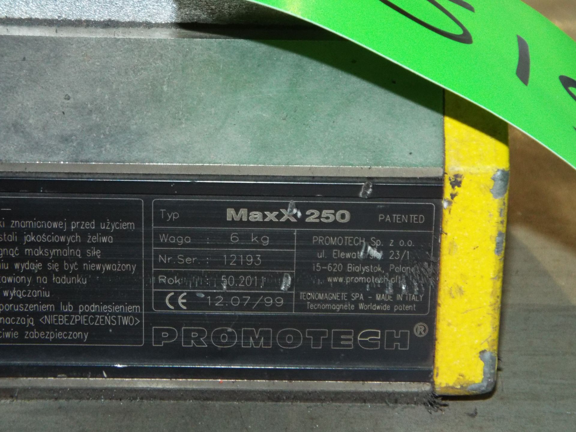 LOT/ (3) PROMOTECH MAXX 250 6 KG CAPACITY LIFTING MAGNETS - Image 2 of 2