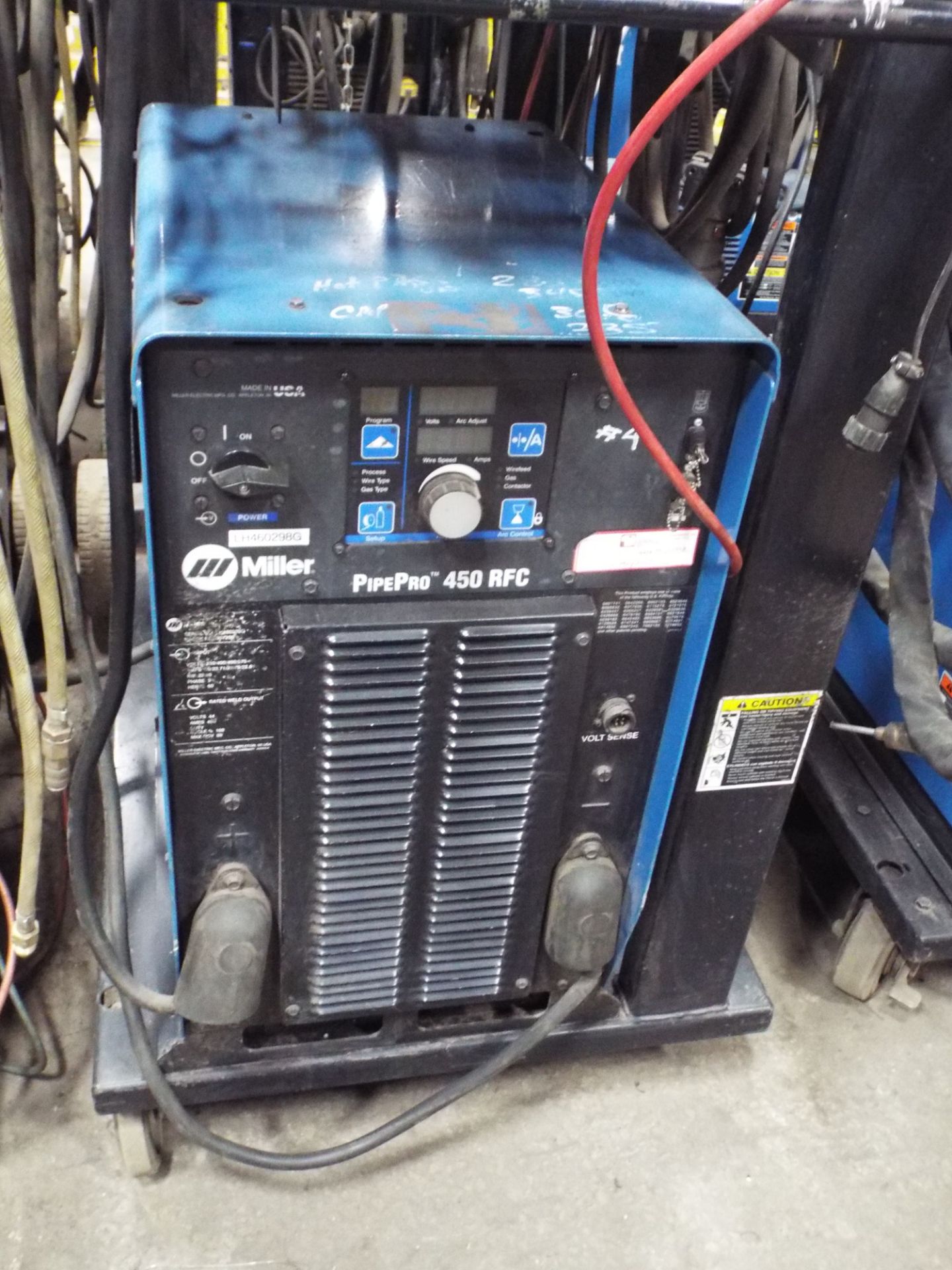 MILLER PIPEPRO 450 RFC DIGITAL MIG WELDER WITH MILLER PIPEPRO DX DIGITAL TWIN REEL WIRE FEEDER, - Image 3 of 3