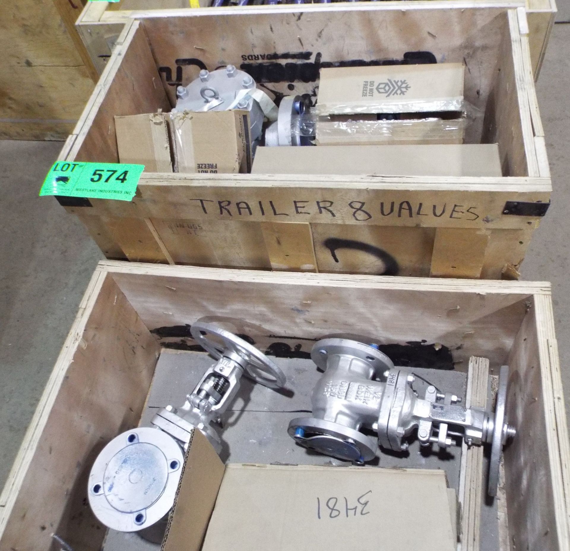 LOT/ BUTTERFLY VALVES AND COMPONENTS