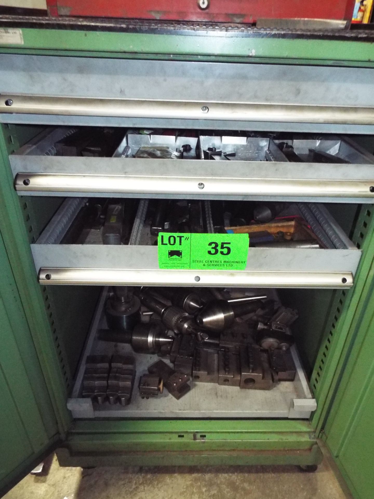 LOT/ HWACHEON TOOLING INCLUDING BORING BARS, CARBIDE INSERTS, CENTERS, DRILL CHUCKS, AND CHUCK JAWS