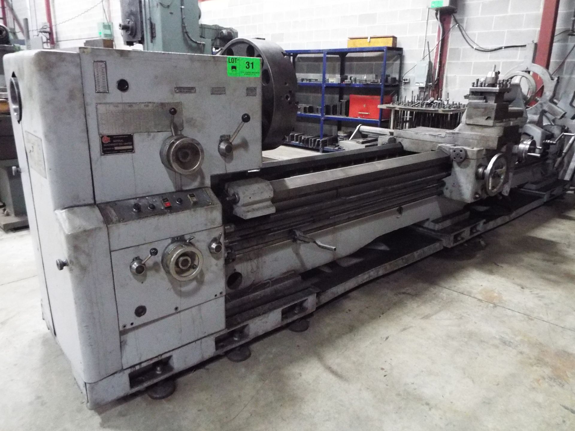 SIRCO PA-36 GAP BED ENGINE LATHE WITH 40" SWING OVER BED, 52" SWING IN THE GAP, 150" BETWEEN