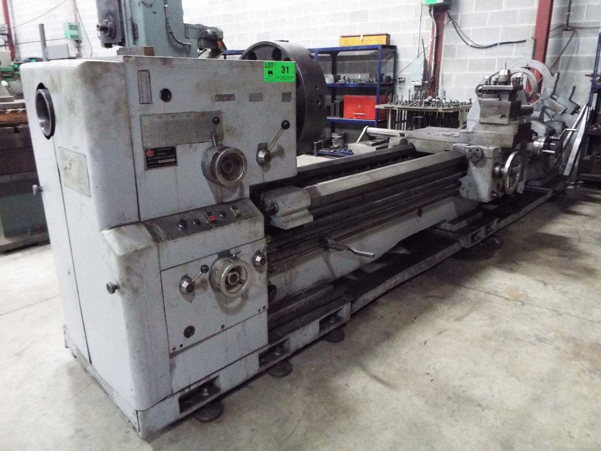 SIRCO PA-36 GAP BED ENGINE LATHE WITH 40" SWING OVER BED, 52" SWING IN THE GAP, 150" BETWEEN - Image 2 of 7