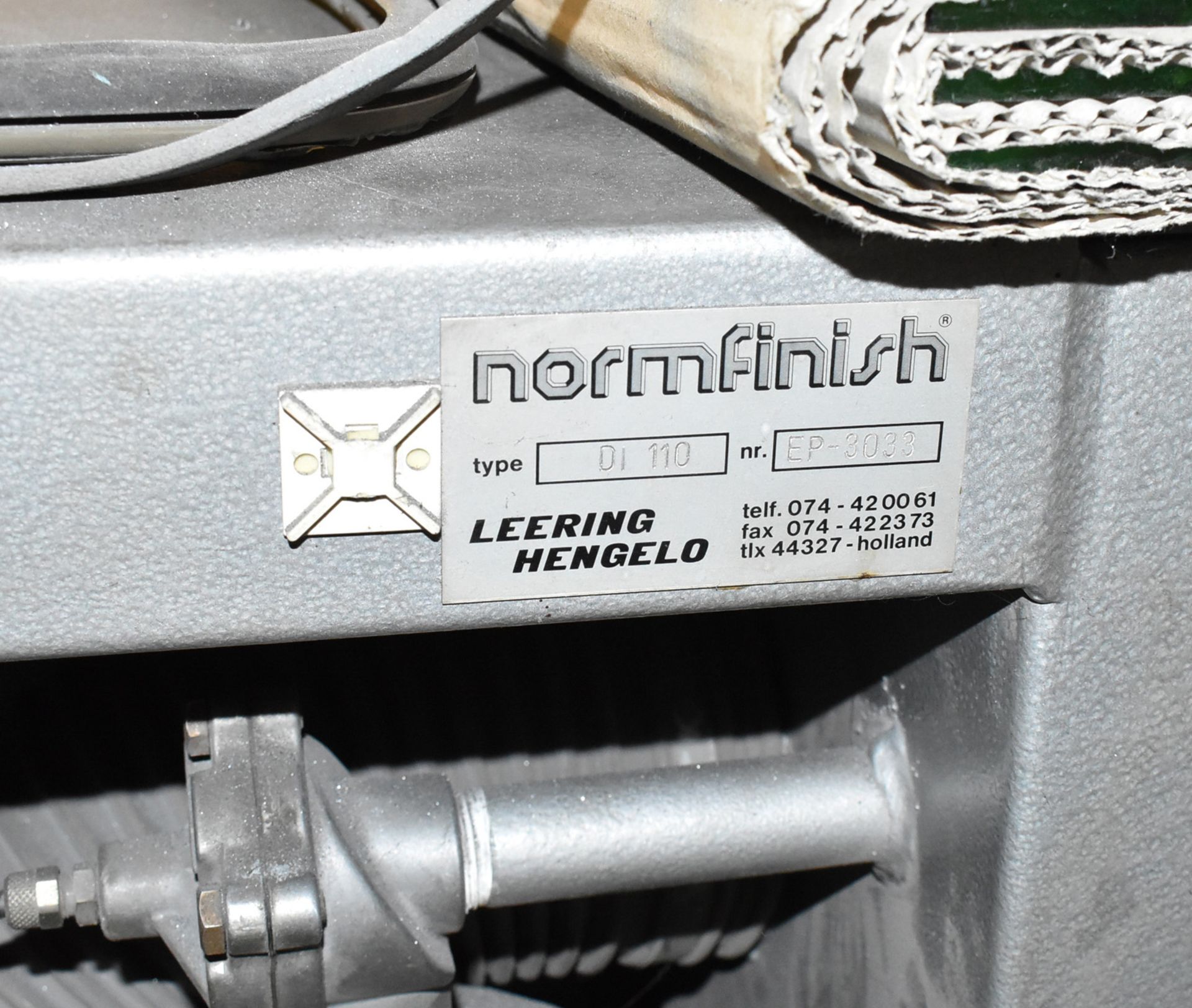 NORM FINISH DI 110 SANDBLAST CABINET, S/N EP-3033 (BAU 9) [Removal Fee = € 55 + applicable VAT - - Image 2 of 3
