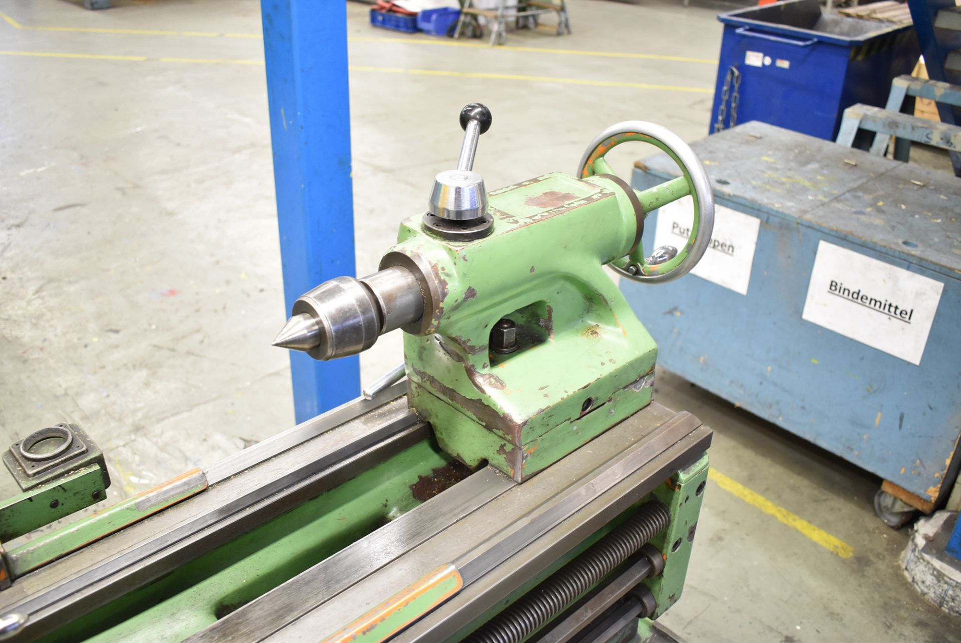 MEUSER MOL GAP BED ENGINE LATHE WITH 480 MM SWING, 1400 MM BETWEEN CENTERS, 40 MM SPINDLE BORE, - Image 6 of 13