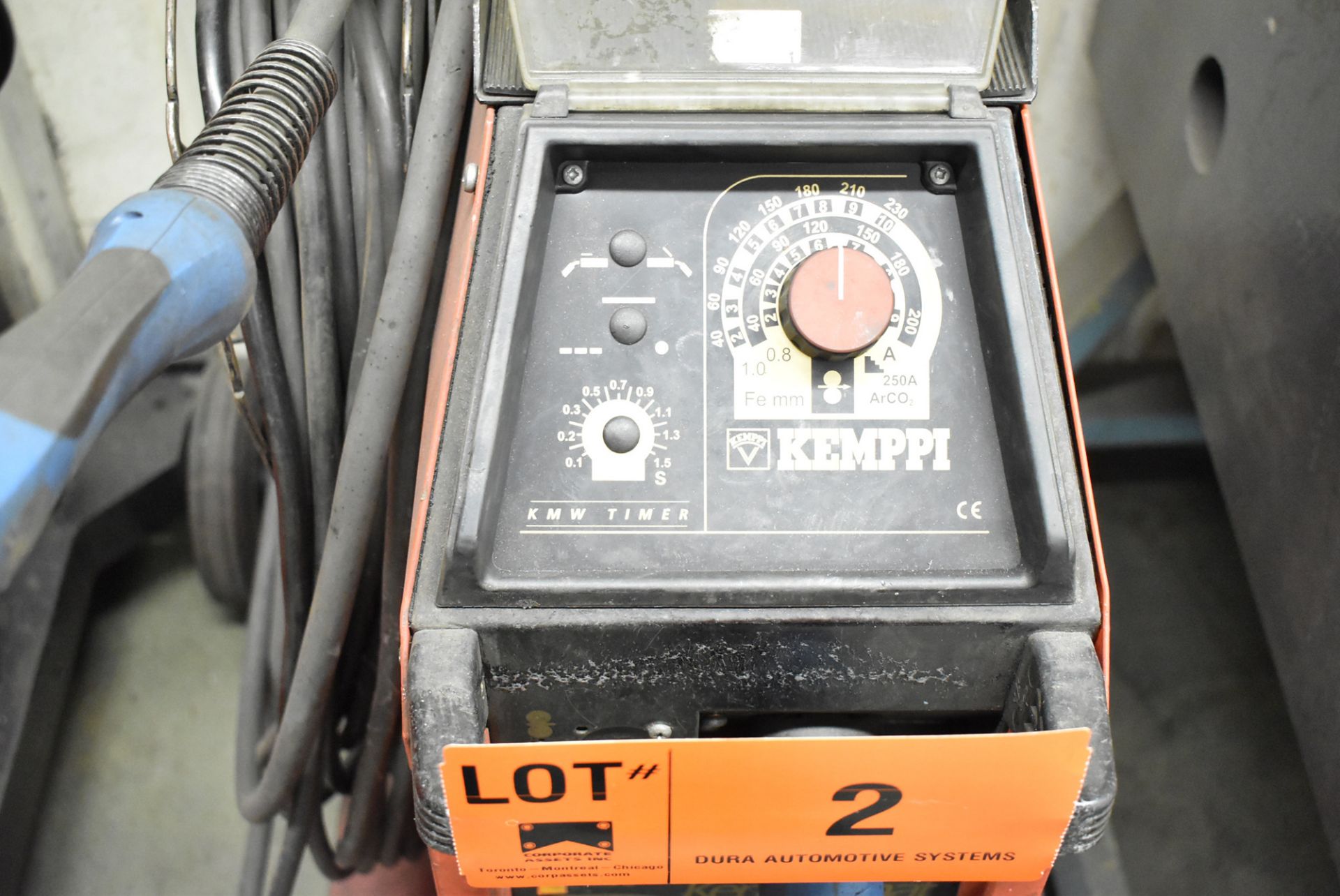 KEMPPI KEMPOMAT SPECIAL 2000 PORTABLE MIG WELDER WITH CABLES AND GUN, S/N 888897H (NO TANK) (BAU - Image 2 of 5