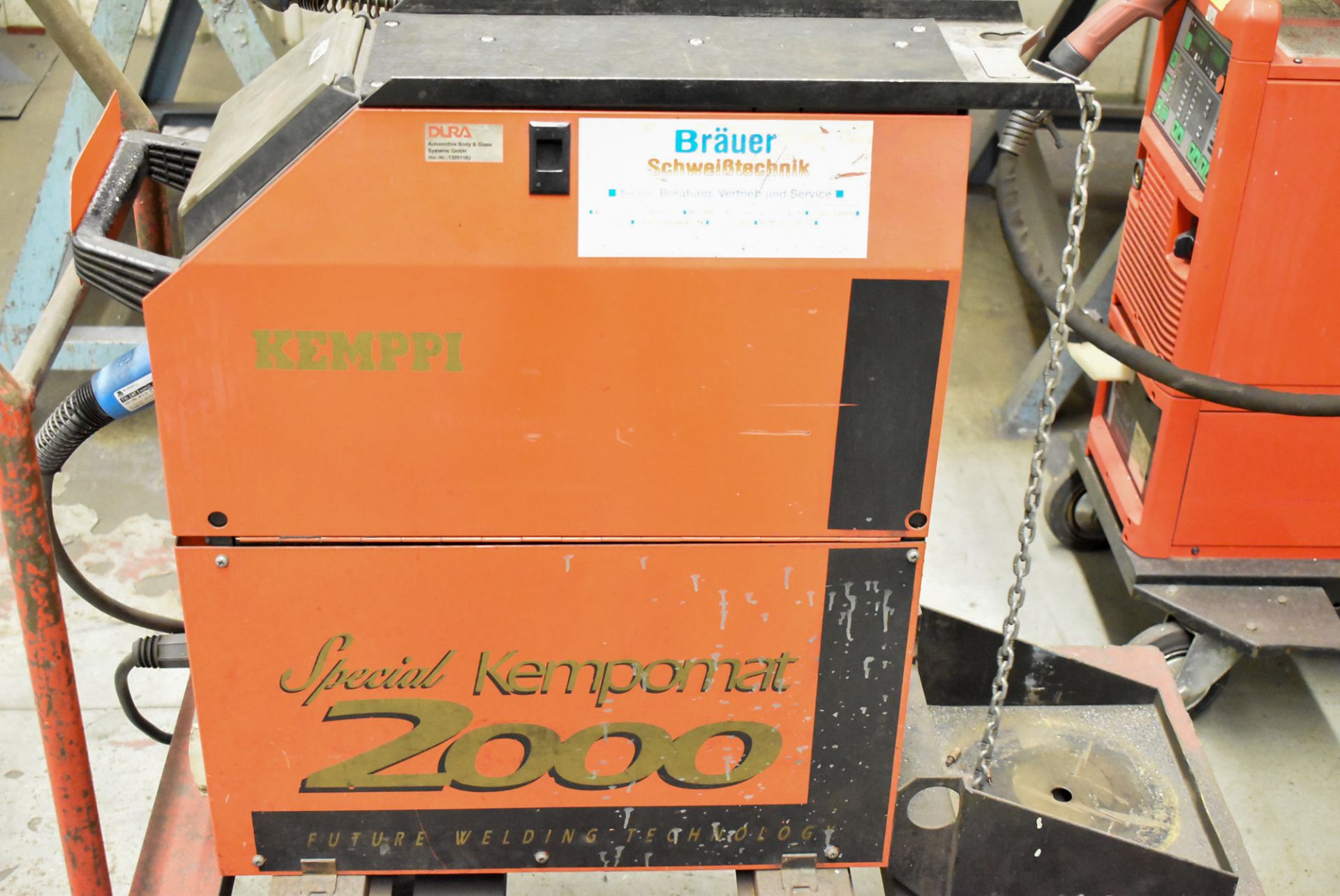 KEMPPI KEMPOMAT SPECIAL 2000 PORTABLE MIG WELDER WITH CABLES AND GUN, S/N 888897H (NO TANK) (BAU - Image 4 of 5