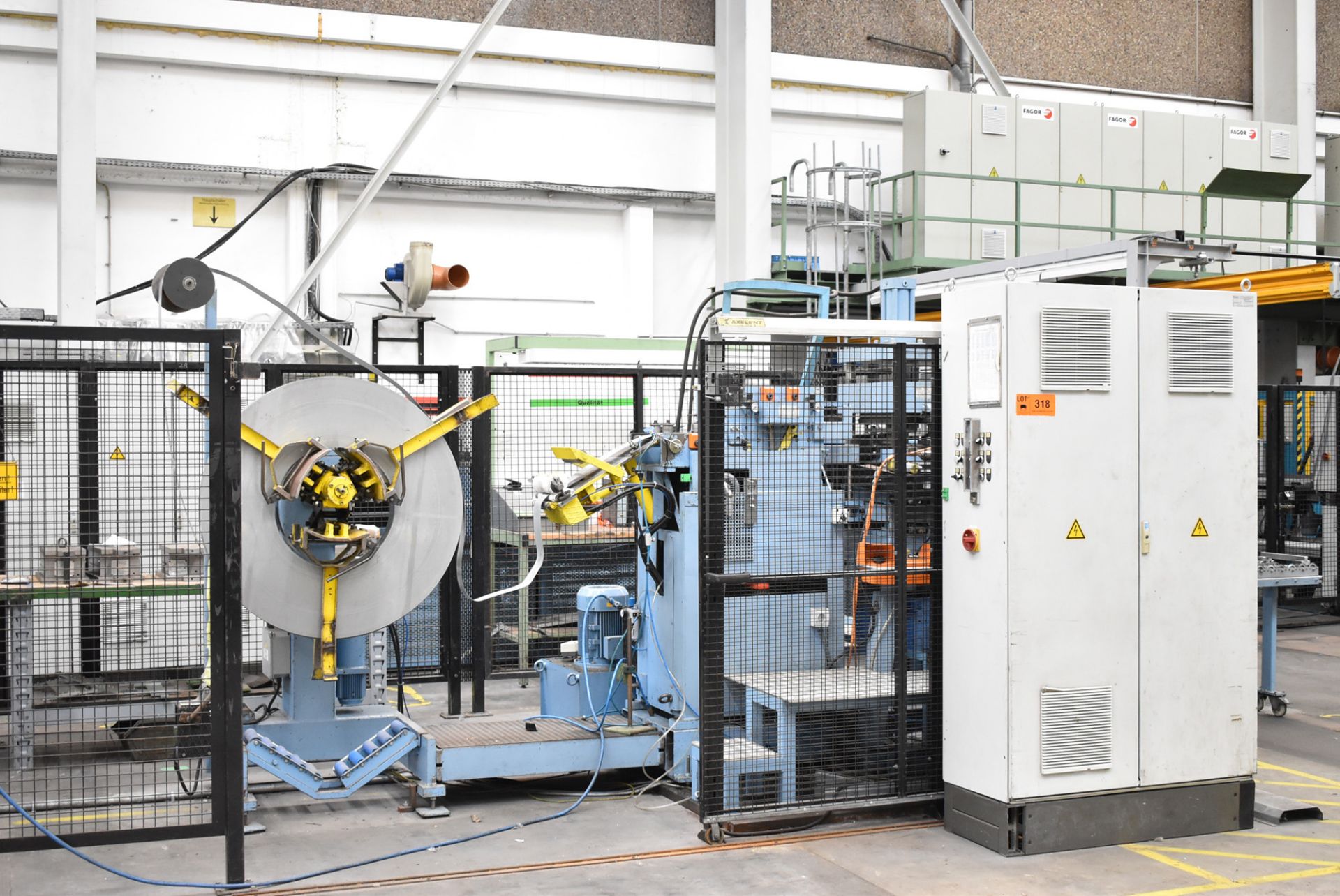 ELMEA - ARA AUTOMATION CUSTOM STAMPING LINE CONSISTING OF ELMEA POWERED UNCOILER, ELMEA ROLL