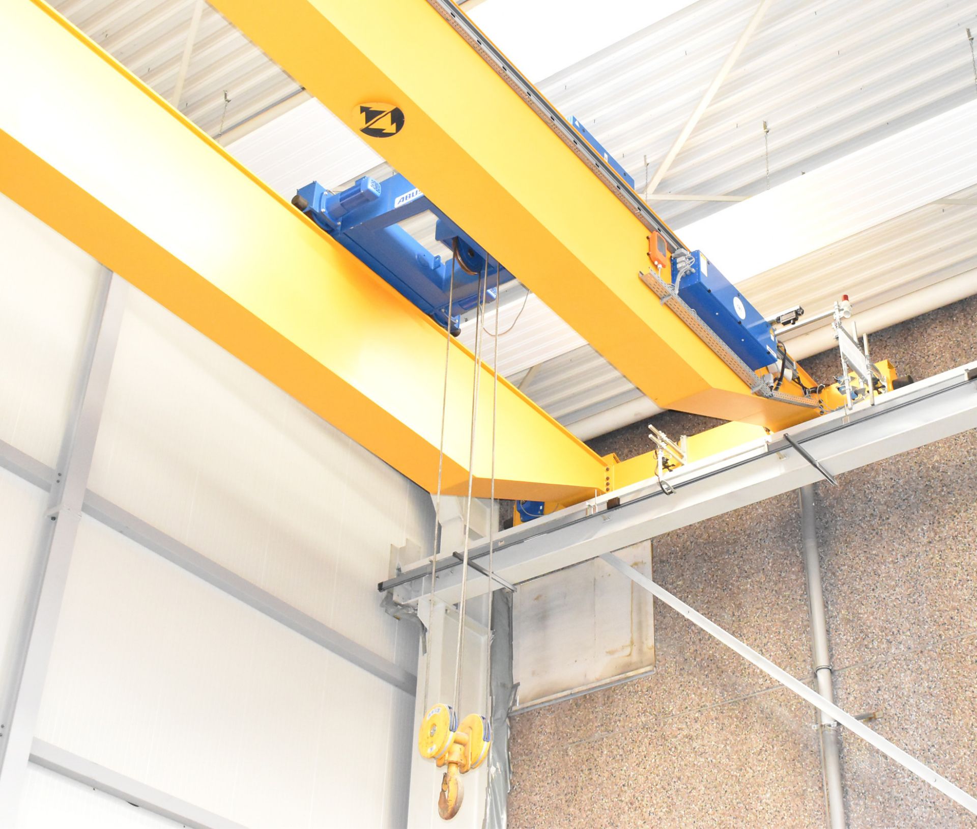 ABUS (2018) 20 TON CAPACITY DOUBLE GIRDER TOP RUNNING OVERHEAD CRANE WITH 24.75 M SPAN, 9.5 M HEIGHT - Image 6 of 7