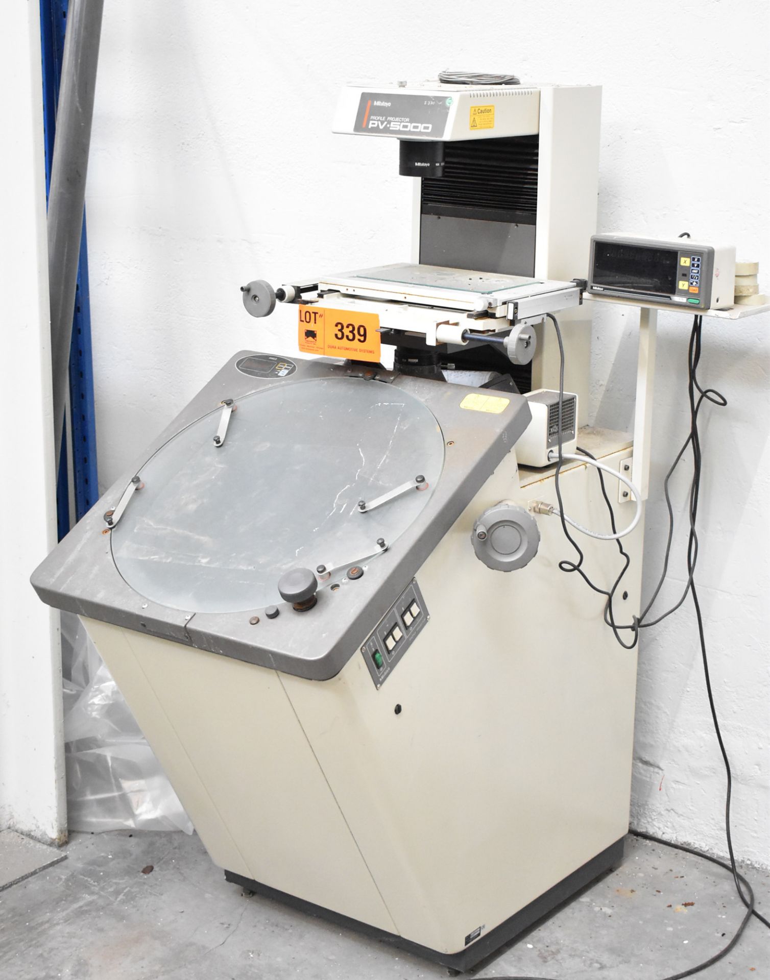 MITUTOYO PV-5000 VERTICAL FLOOR TYPE OPTICAL COMPARATOR