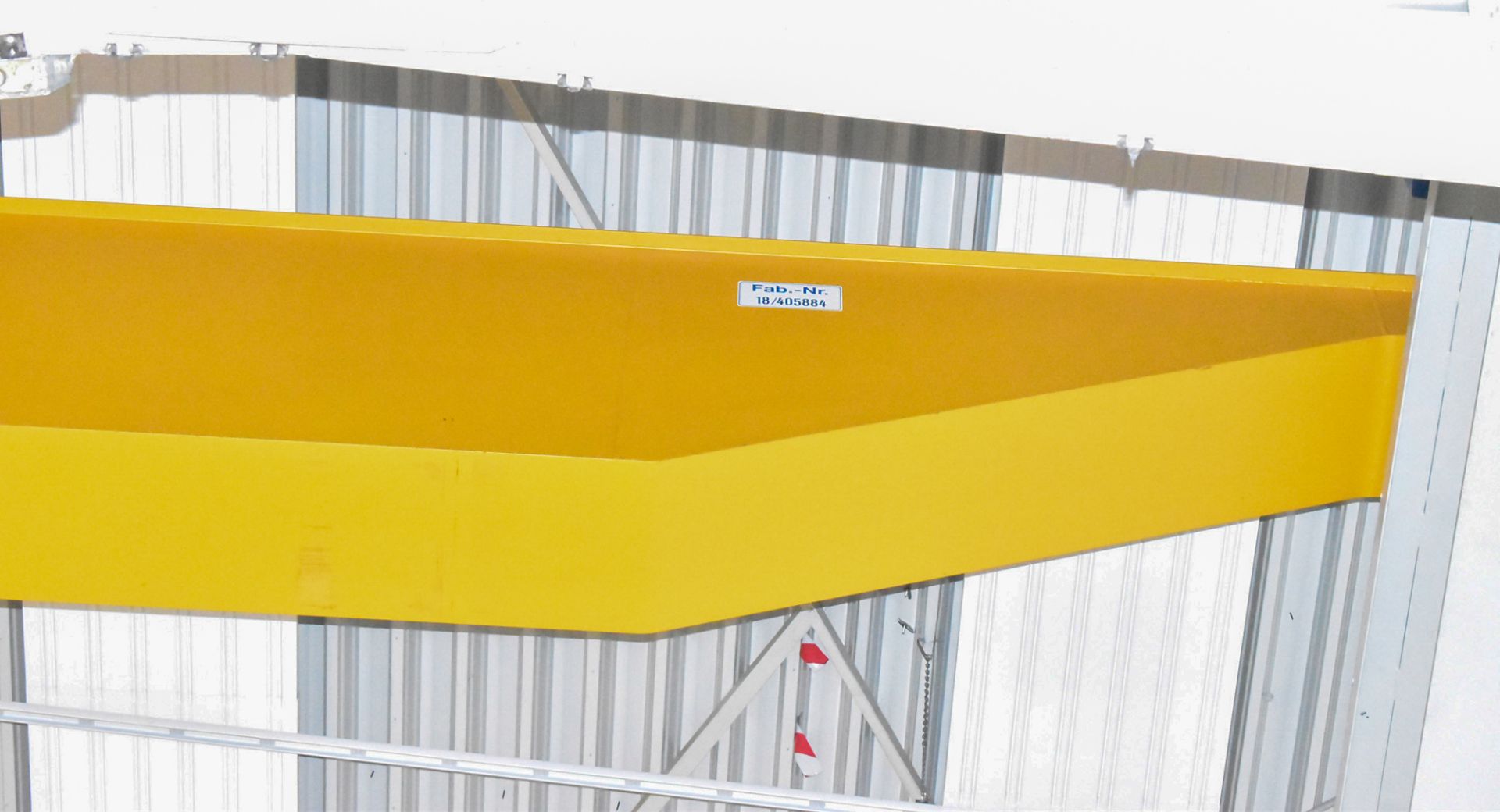 ABUS (2018) 20 TON CAPACITY DOUBLE GIRDER TOP RUNNING OVERHEAD CRANE WITH 24.75 M SPAN, 9.5 M HEIGHT - Image 7 of 7