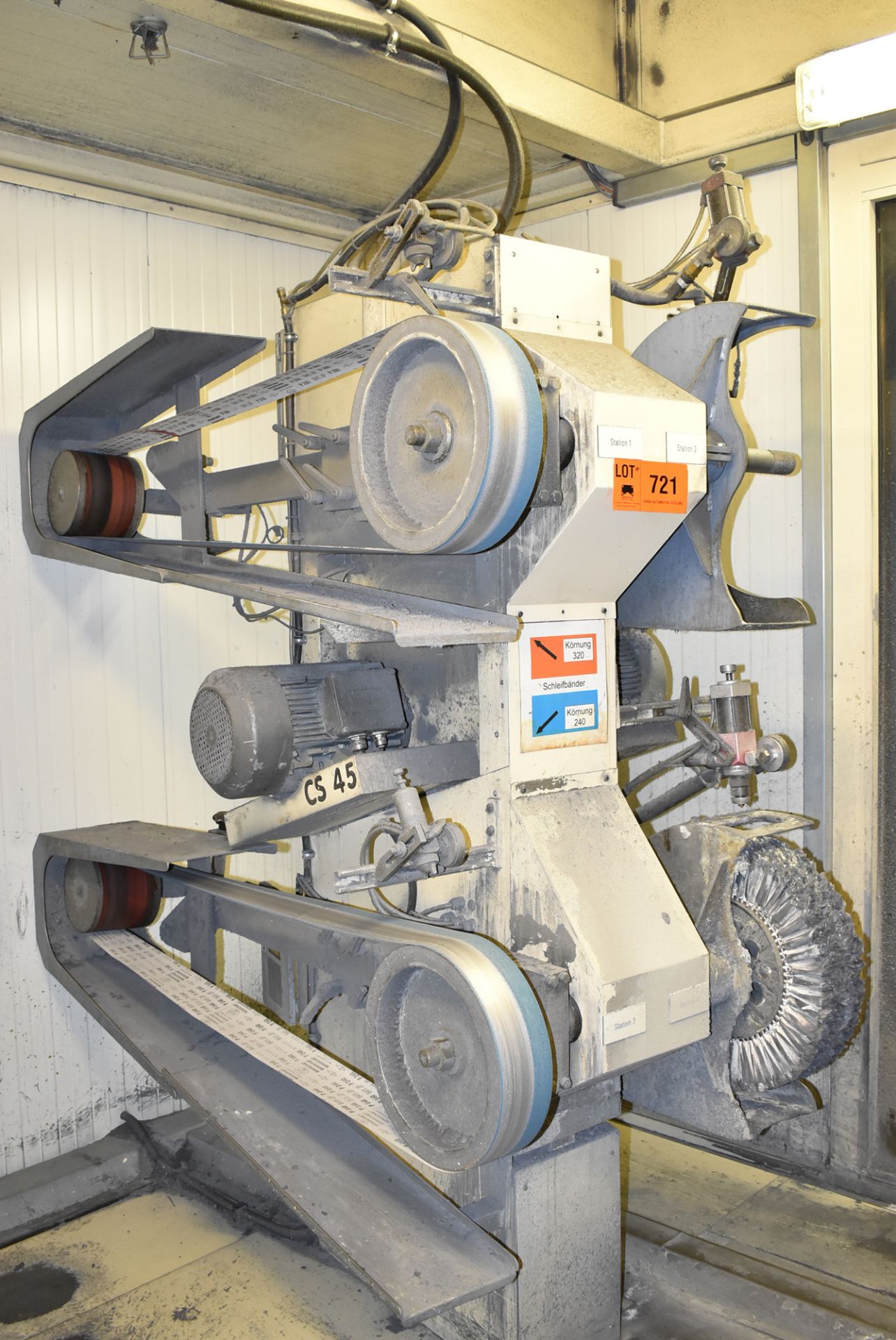 CIMOTEC CS45 TWIN HEAD FLOOR TYPE HORIZONTAL BELT SANDER, S/N N/A (BAU 27) [Removal Fee = € 550 +