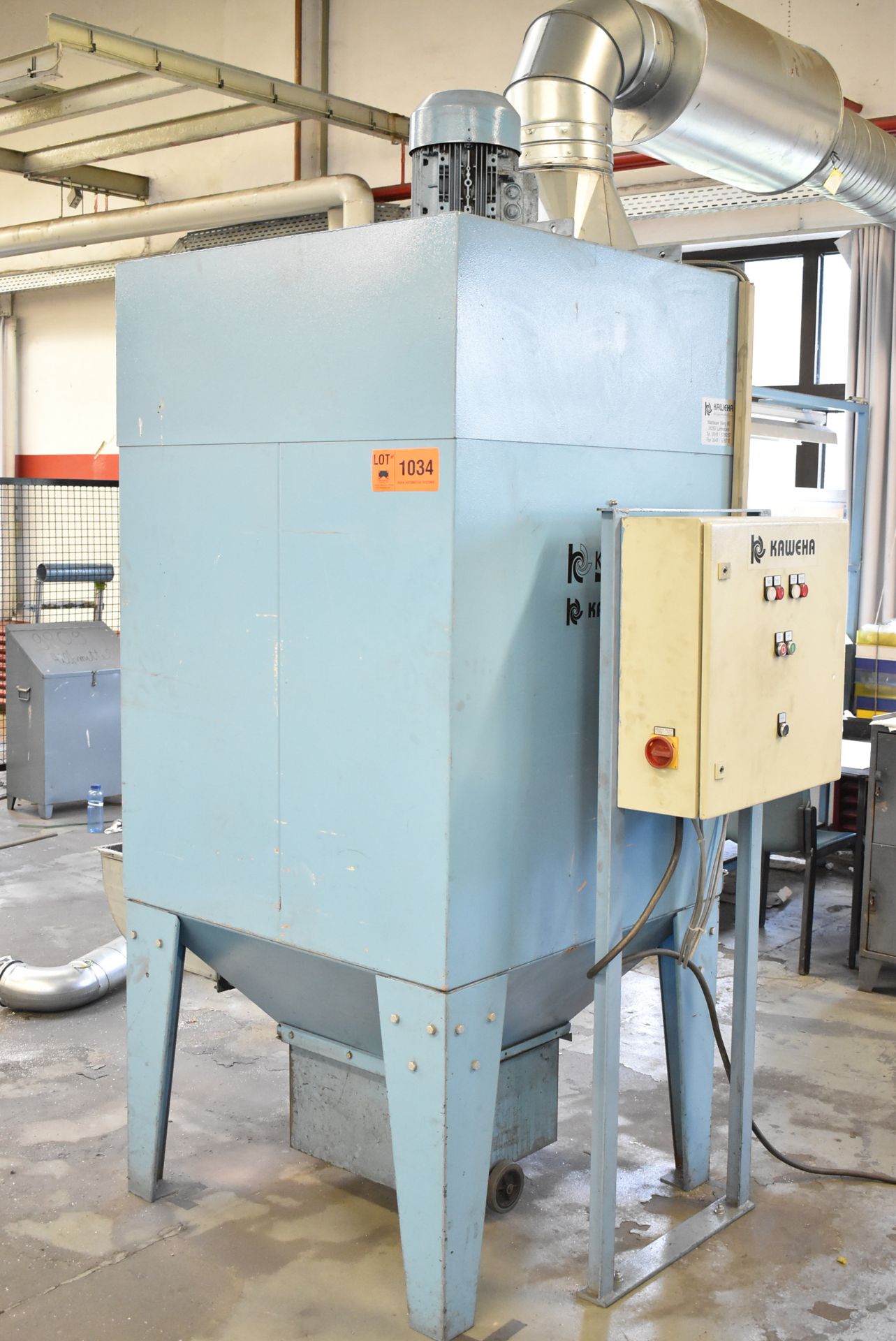 KAWEHA DM5691OD 5.5 KW DUST COLLECTOR WITH 6000 M3/HR CAP, S/N 13-22.253 (SEL) [Removal Fee = € 82.
