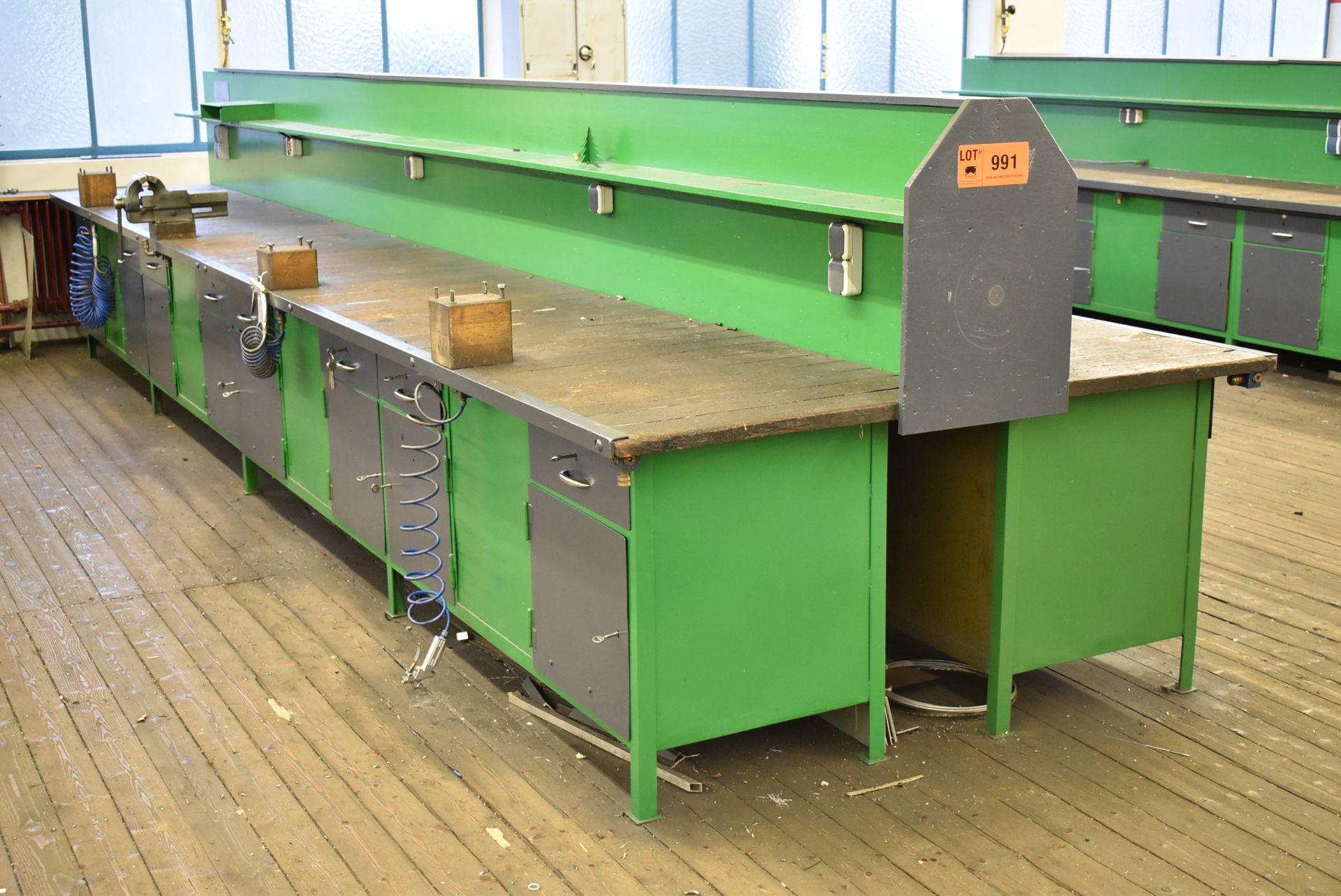 LOT/ WORK BENCHES WITH VISES (SEL) [Removal Fee = € 165 + applicable VAT - Gerritsen Projects BV] - Image 2 of 2