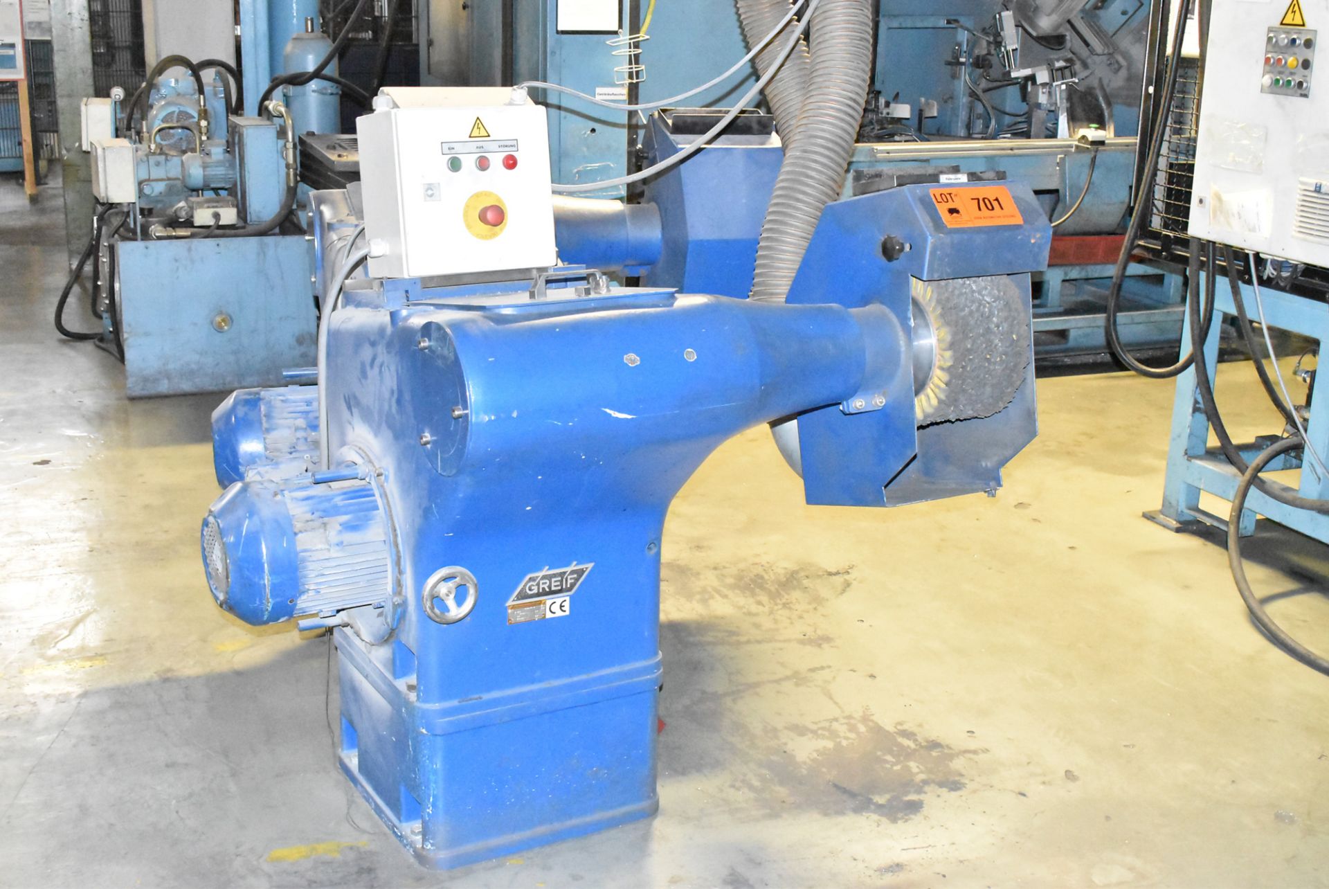 GREIF (2013) R40-0-E 7.5KW HEAVY DUTY FLOOR TYPE BUFFER/POLISHER, S/N 201335 (BAU 27) [Removal Fee =