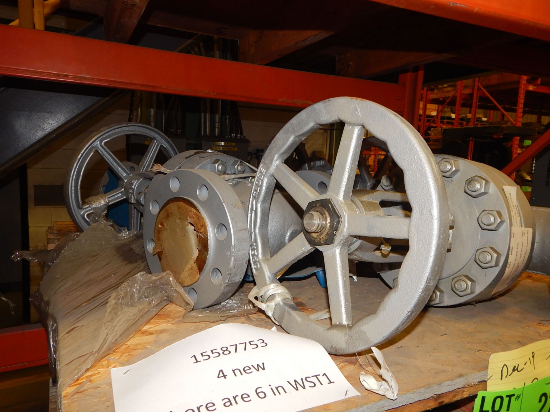 LOT/ 3" GATE VALVES (CMD) - Image 2 of 4