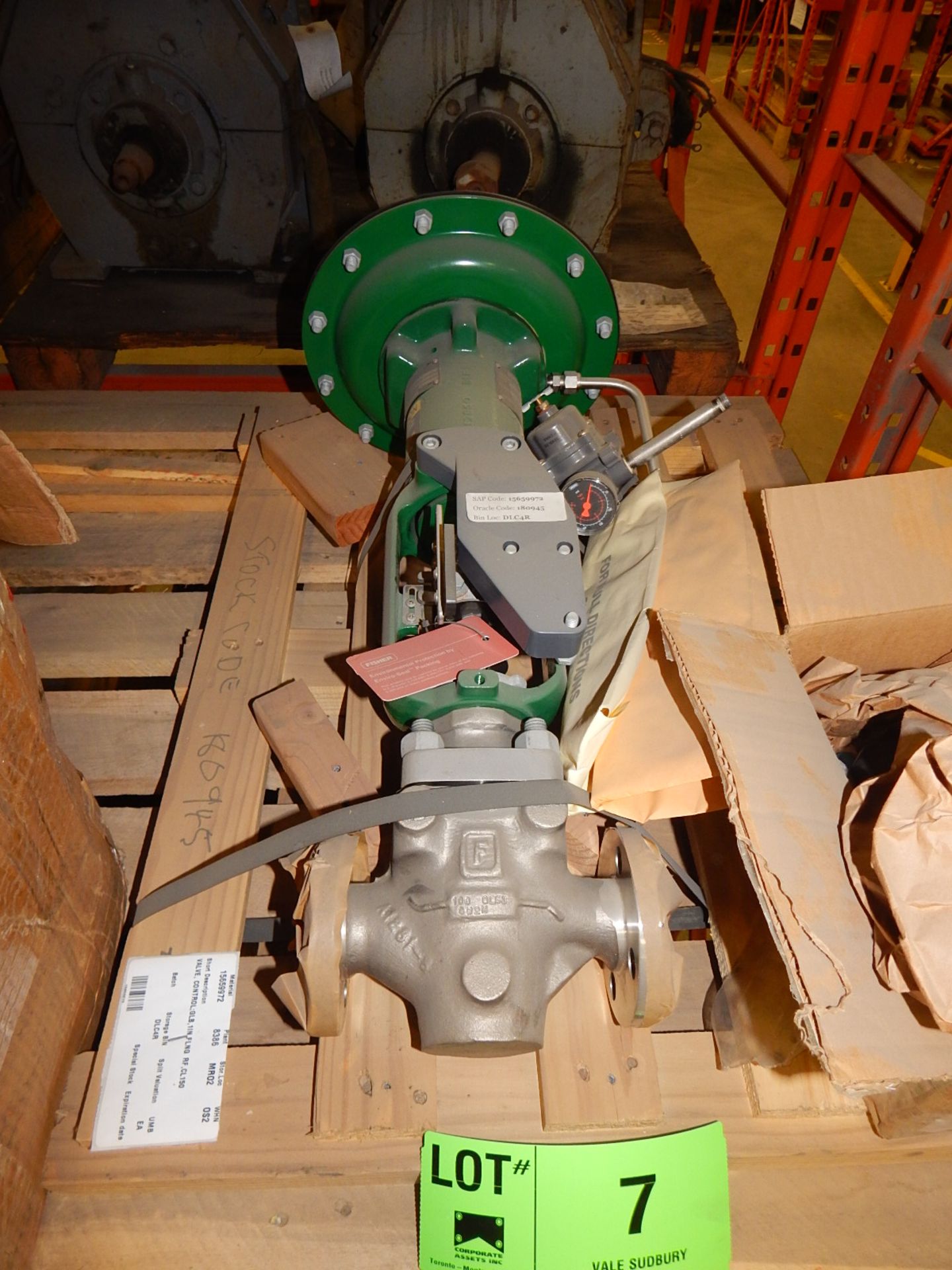 LOT/ 8" FLANGED CONTROL VALVE AND FLOROX CONTROL VALVE (CMD) - Image 2 of 5