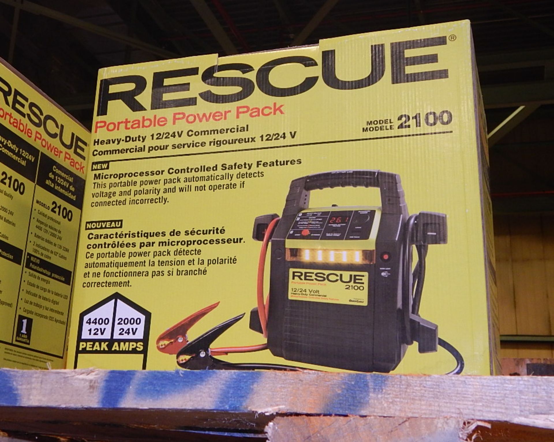 LOT/ RESCUE 12/24 VOLT PORTABLE POWER PACKS (CMD) - Image 2 of 2