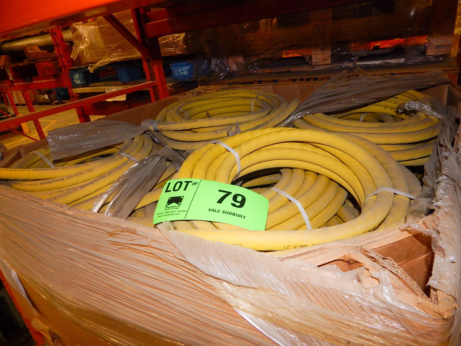 LOT/ AIR HOSE INSIDE DIAMETER: 1/2", OUTSIDE DIAMETER: 0.95", 50' LENGTH (CMD)