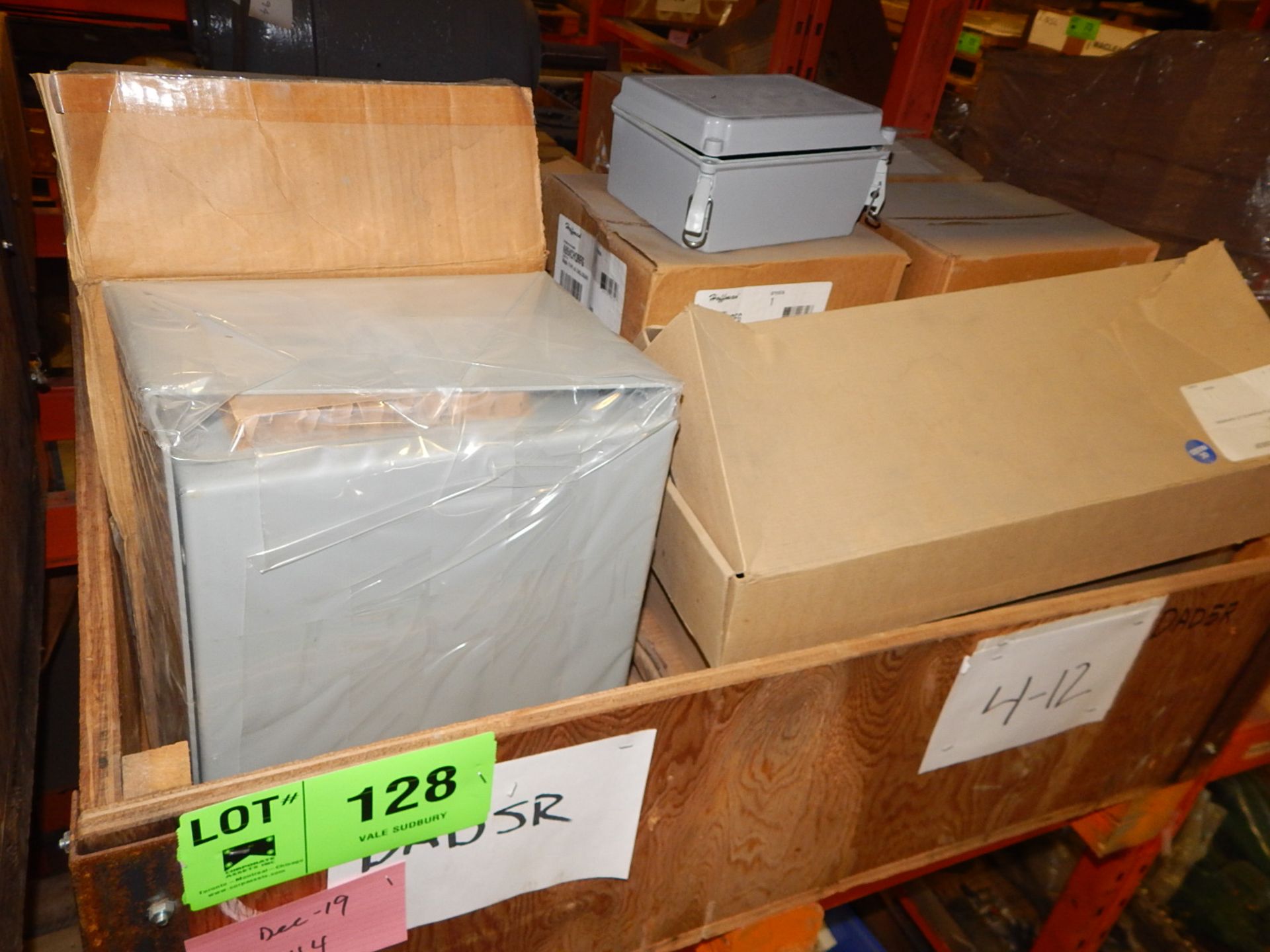 LOT/ ELECTRICAL ENCLOSURES AND PARTS (CMD)