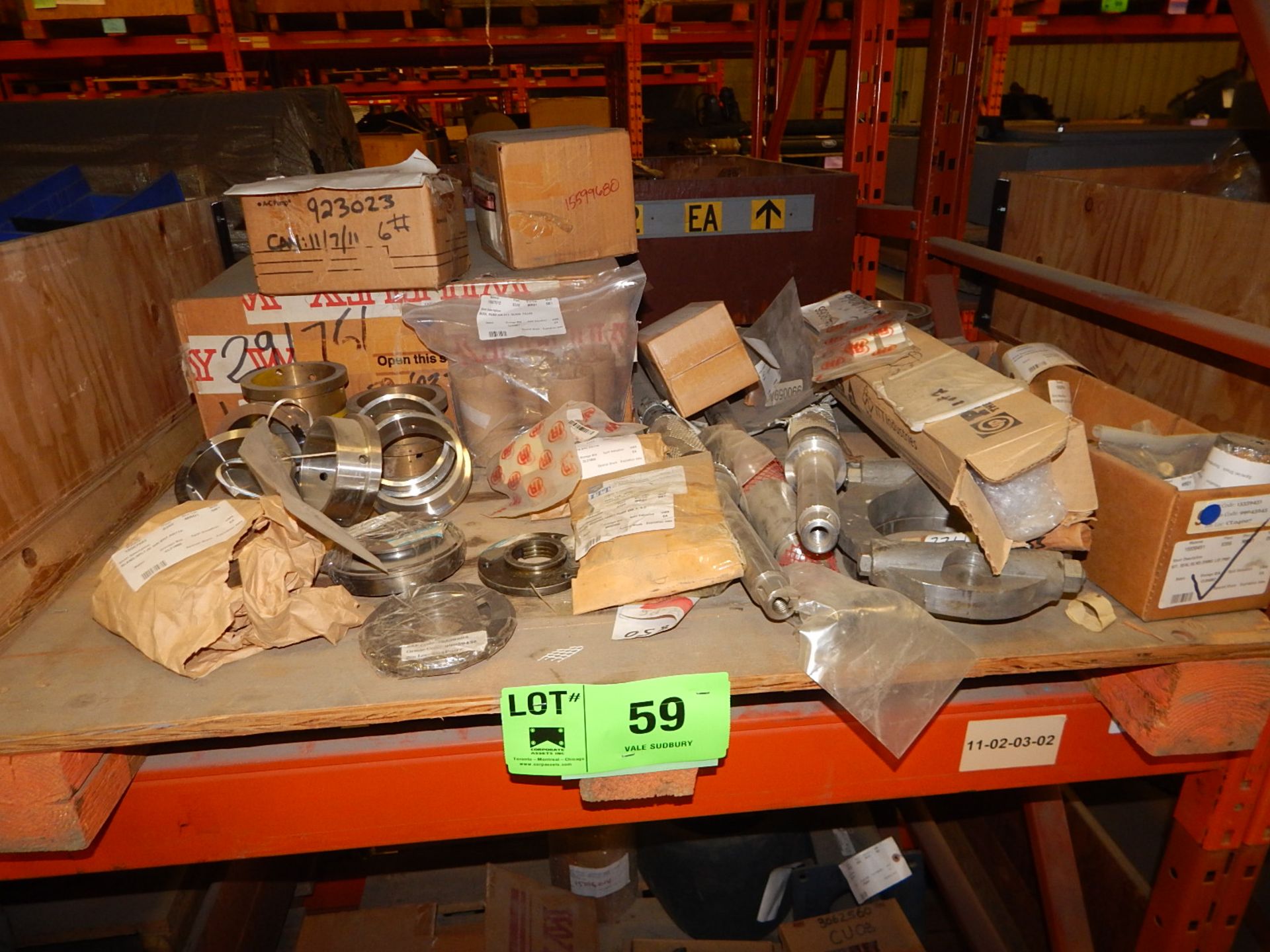 LOT/ MISCELLANEOUS PUMP PARTS (CMD)