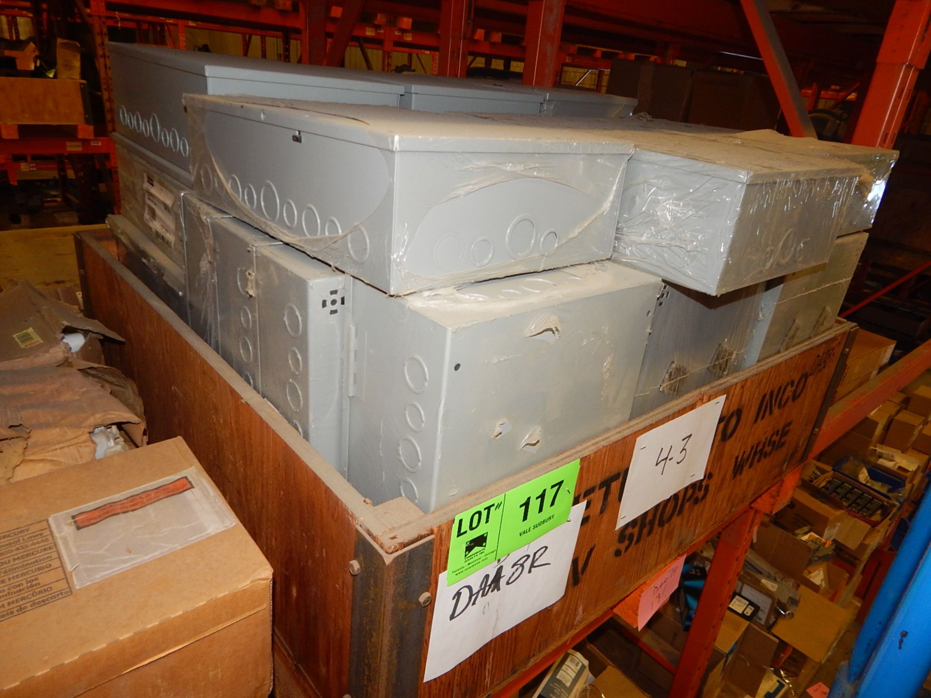 LOT/ ELECTRICAL PANEL BOXES (CMD)