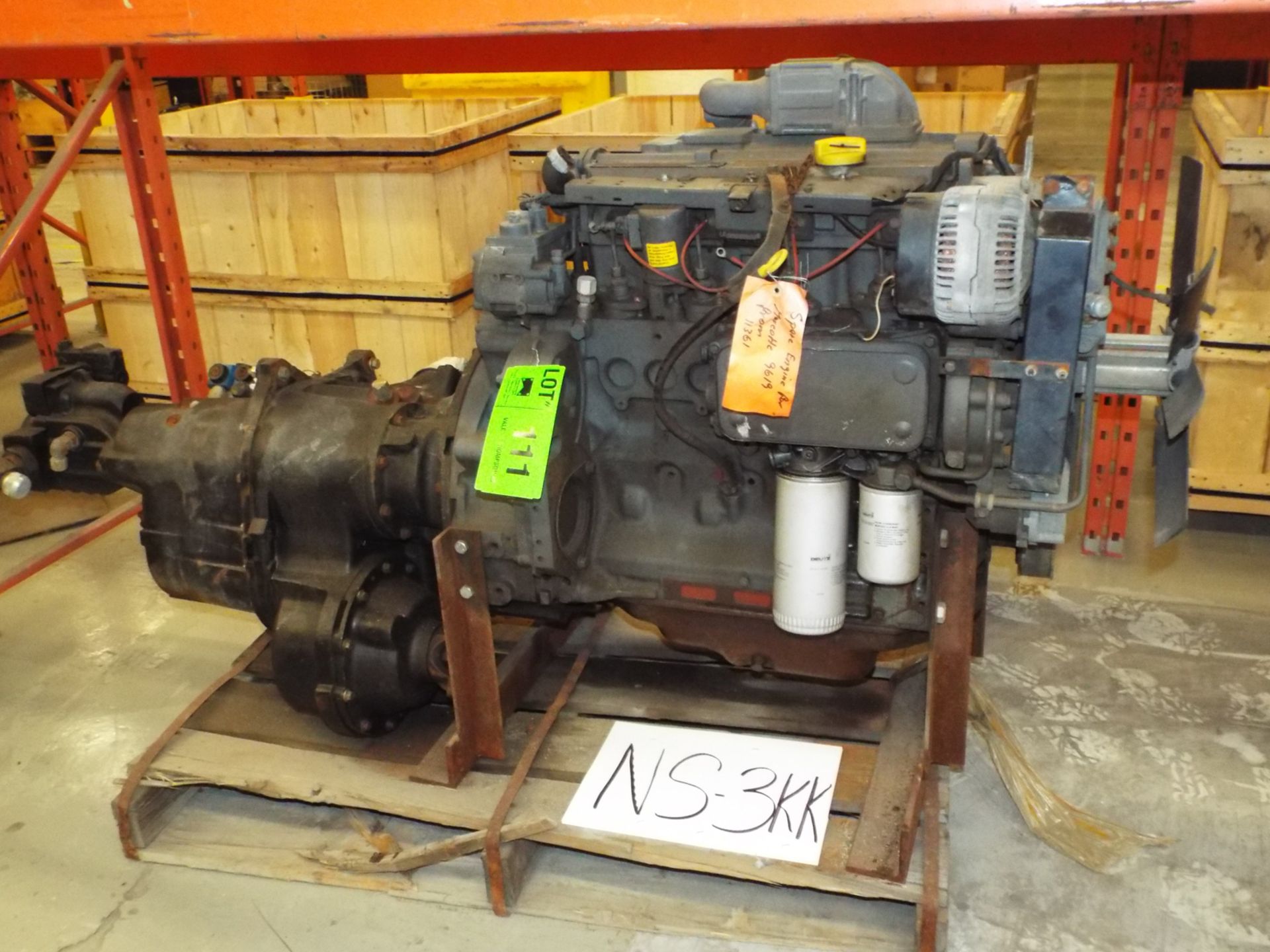 DEUTZ BF 4M 2012 DIESEL ENGINE WITH 74,9 KW (100 HP), 2500 RPM, 4.038L