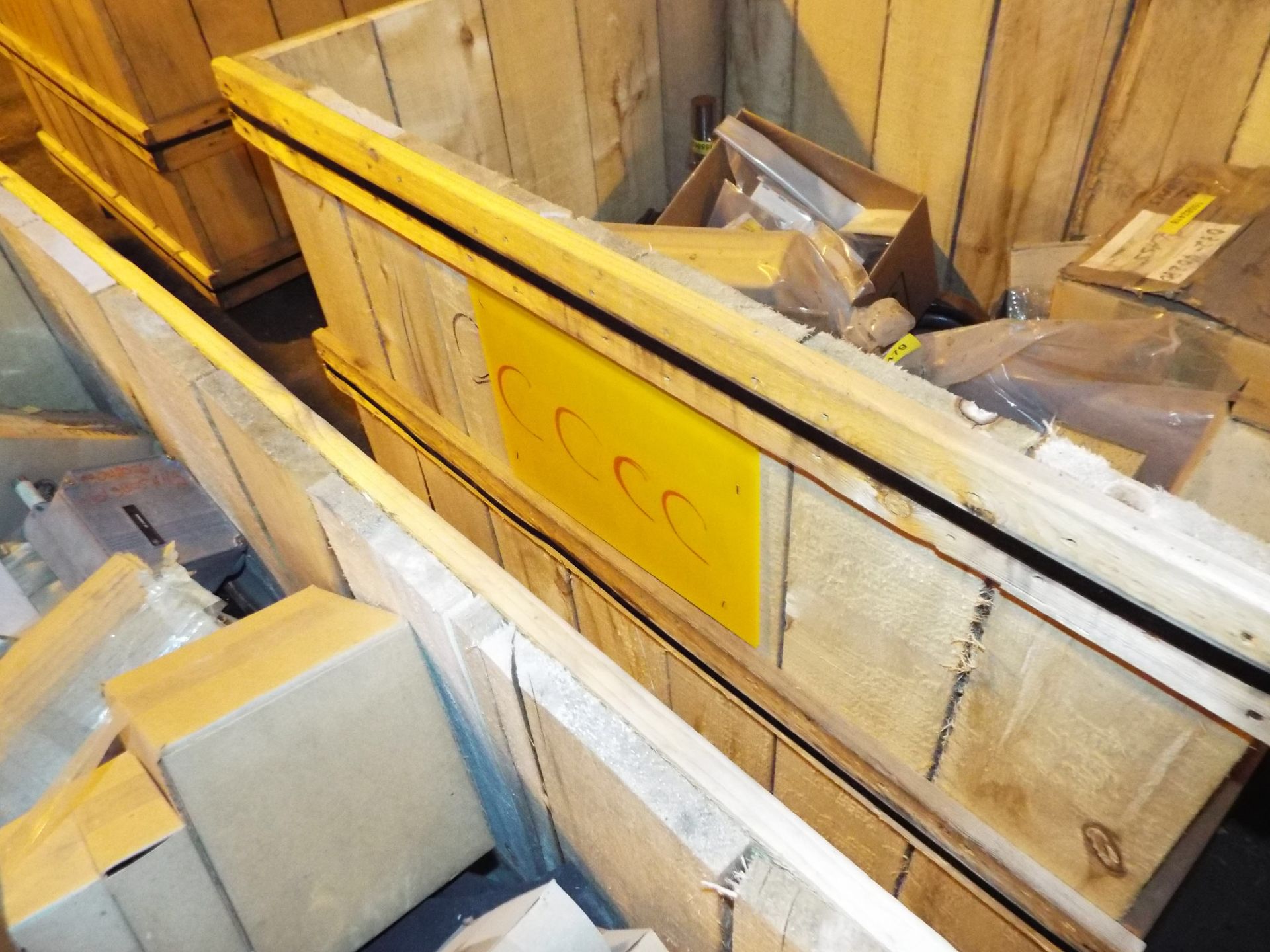LOT/ CONTENTS OF CRATE INCLUDING BUT NOT LIMITED TO (1) 2-5/8" X 10" X 1-1/4" SHEAR BLADE; (1) MODEL - Image 2 of 2