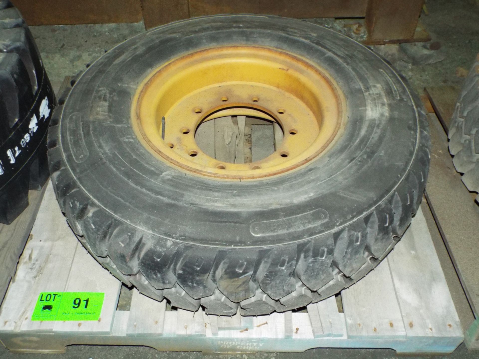 12.90-20NHS HEAVY DUTY TIRE WITH RIM